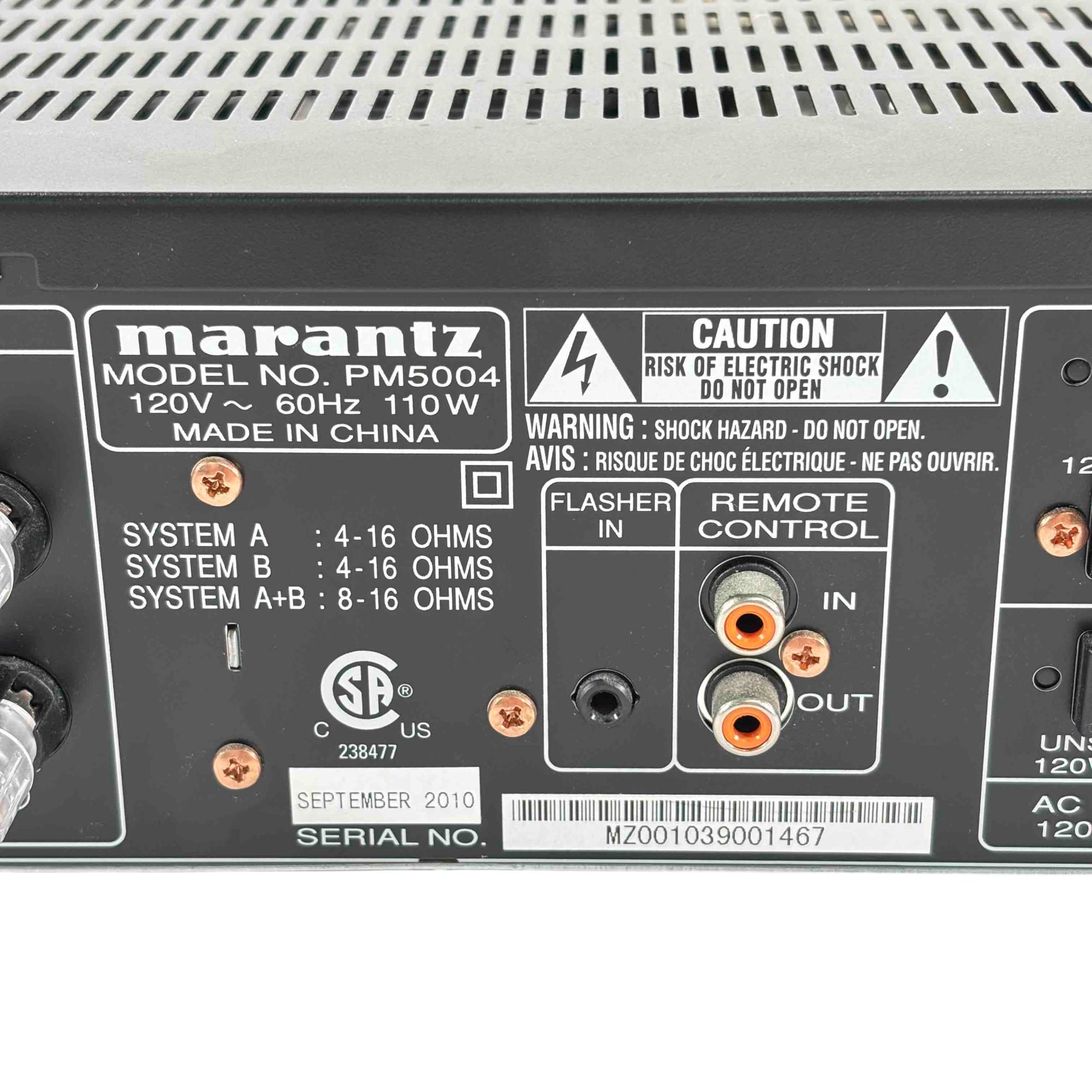 Marantz PM5004 10-50,000Hz Professional Audio Stereo Integrated