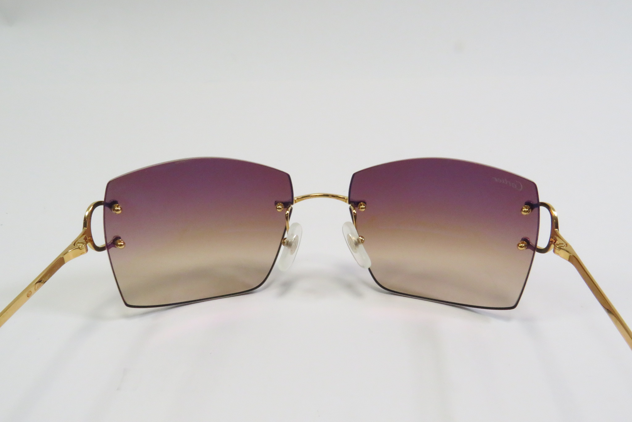Cartier CT0009RS 001 Rimless Sunglasses