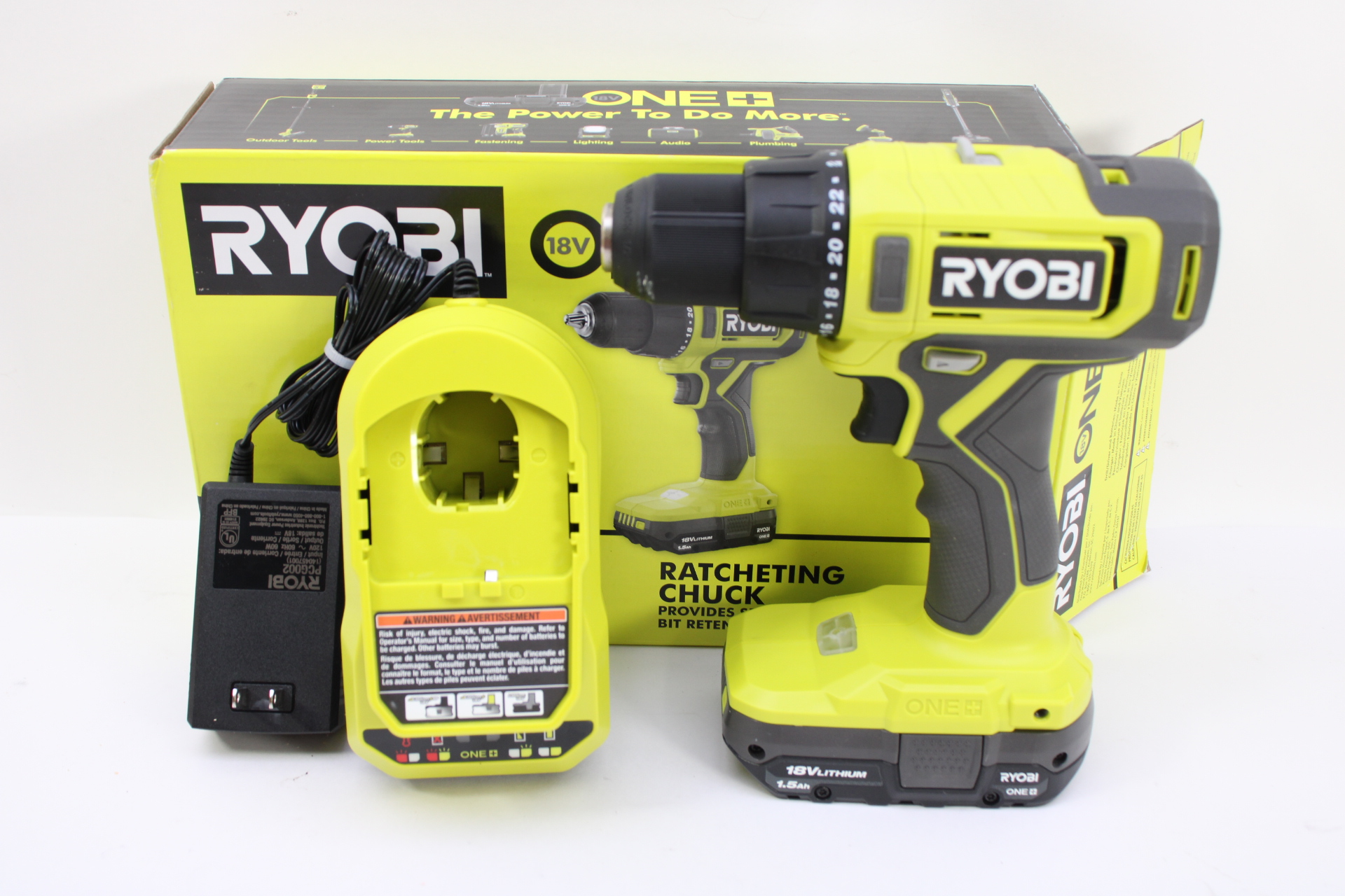 Ryobi PCL206K1 ONE+ 18V Lithium Ion Cordless 1/2