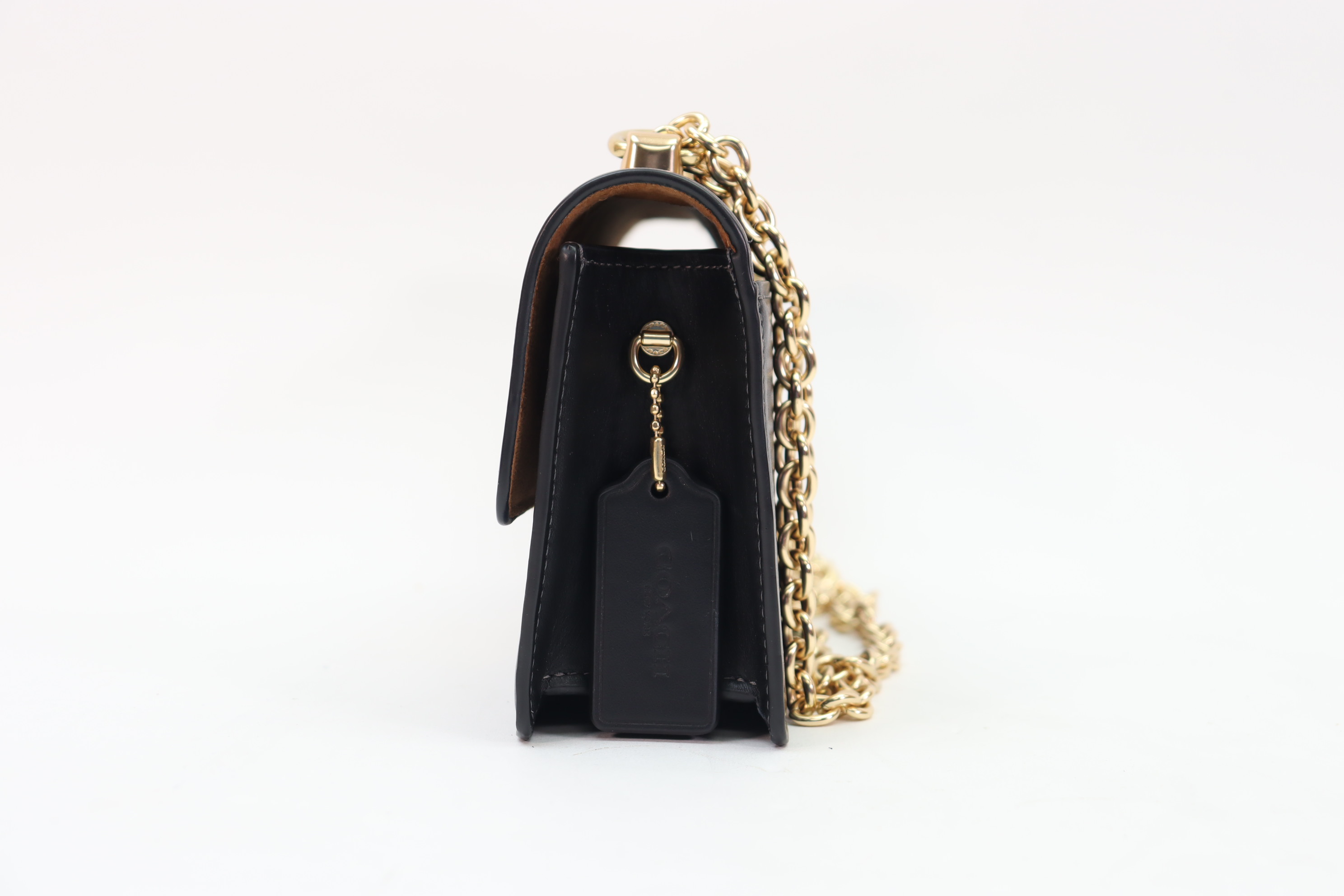 COACH ショルダーバッグ エライザ ELIZA ブラック ゴールド金具 COACH