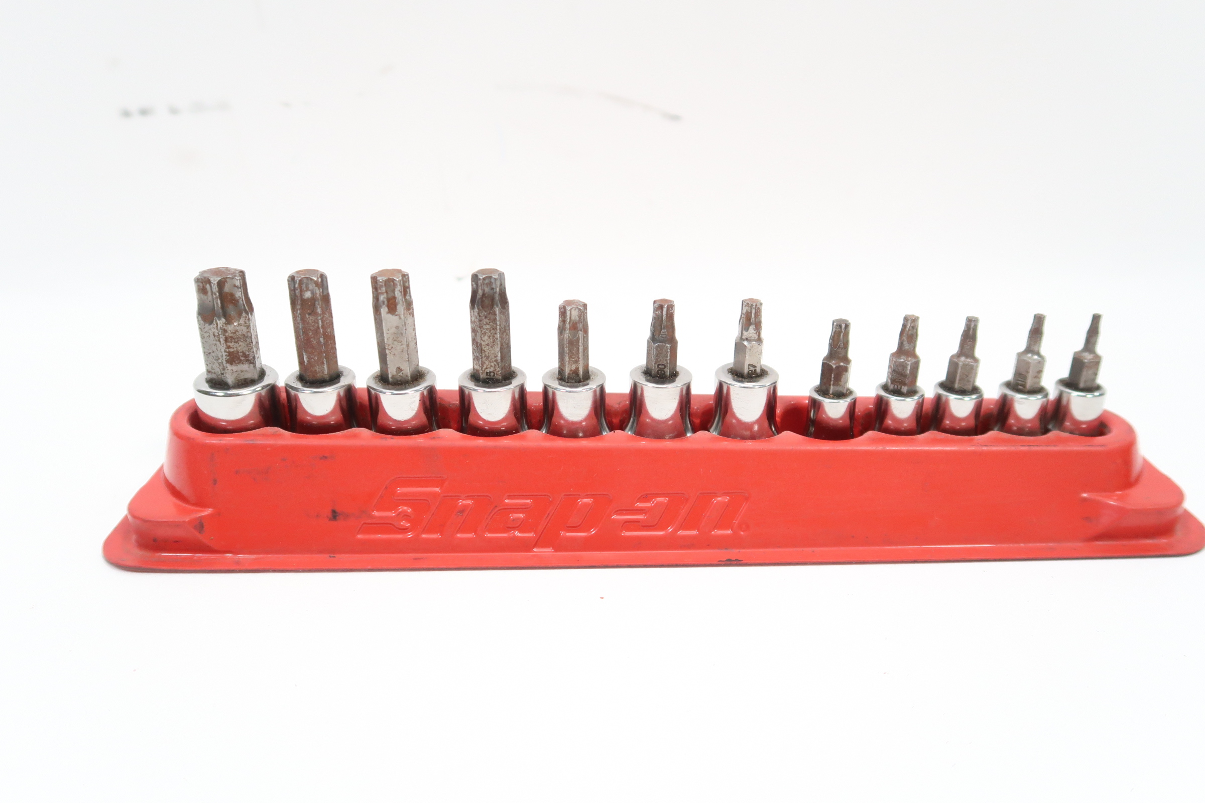Snap On 212EFTXY 12 pc Combination Drive TORX Bit Standard Socket Set
