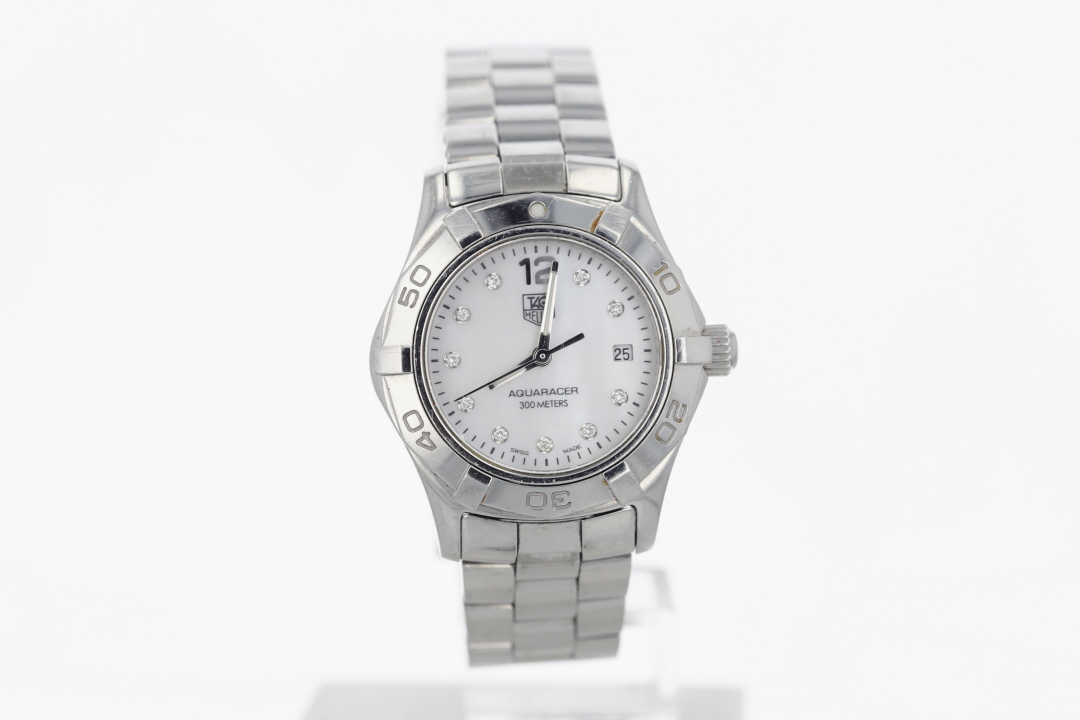 Tag Heuer Aquaracer White Mother of Pearl Dial Ladies Watch