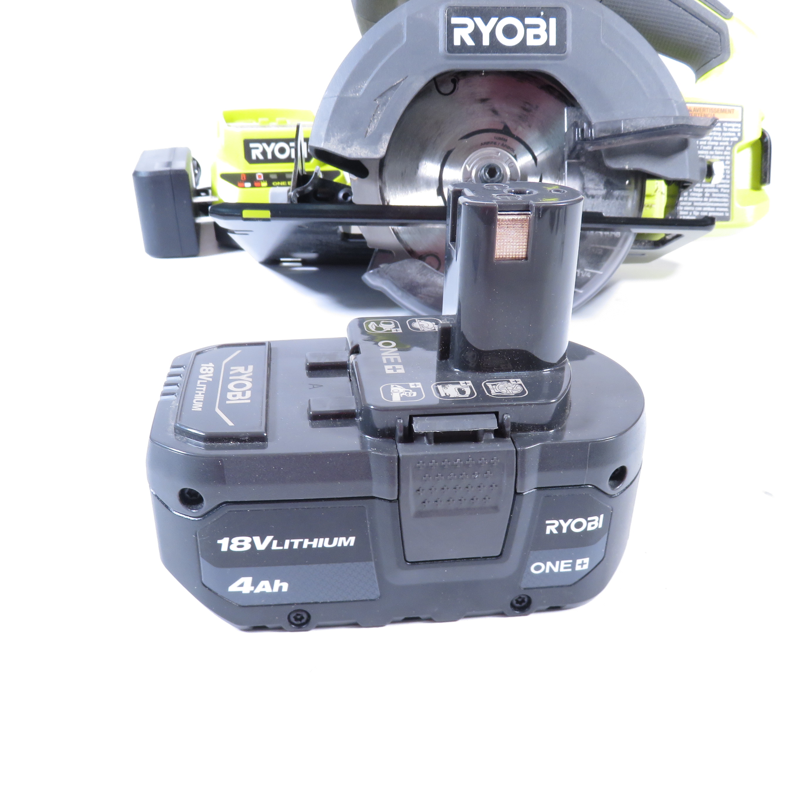 Ryobi PCL500 ONE+ 18-Volt Lithium-Ion Compact Cordless 5 1/2 in ...