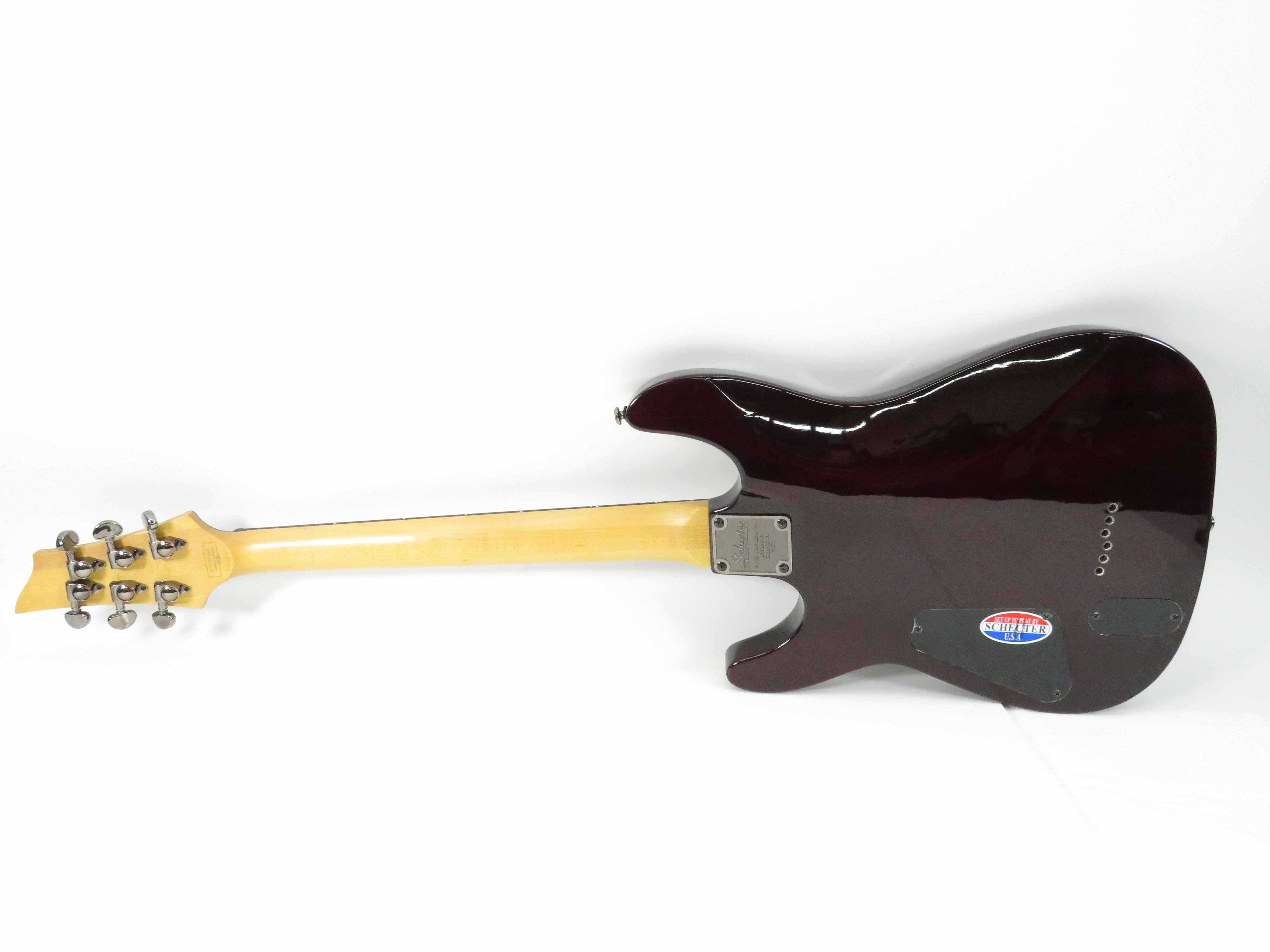 Schecter Hellraiser Deluxe Crimson Burst 6-String Right