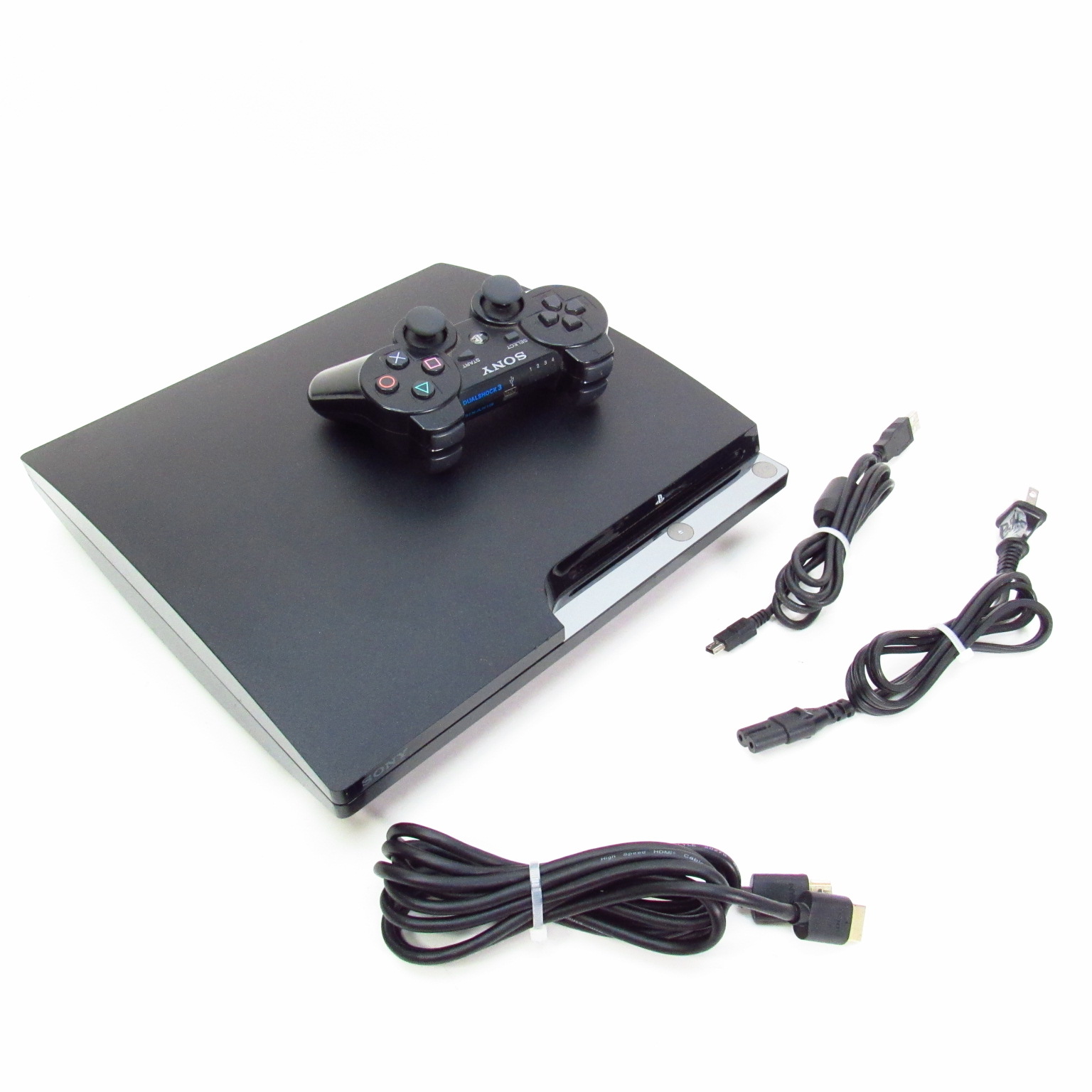 SONY PlayStation3 CECH-3000B　320GB PS3 Splash Blue CECH 3000B 320GB Console Full Accessories