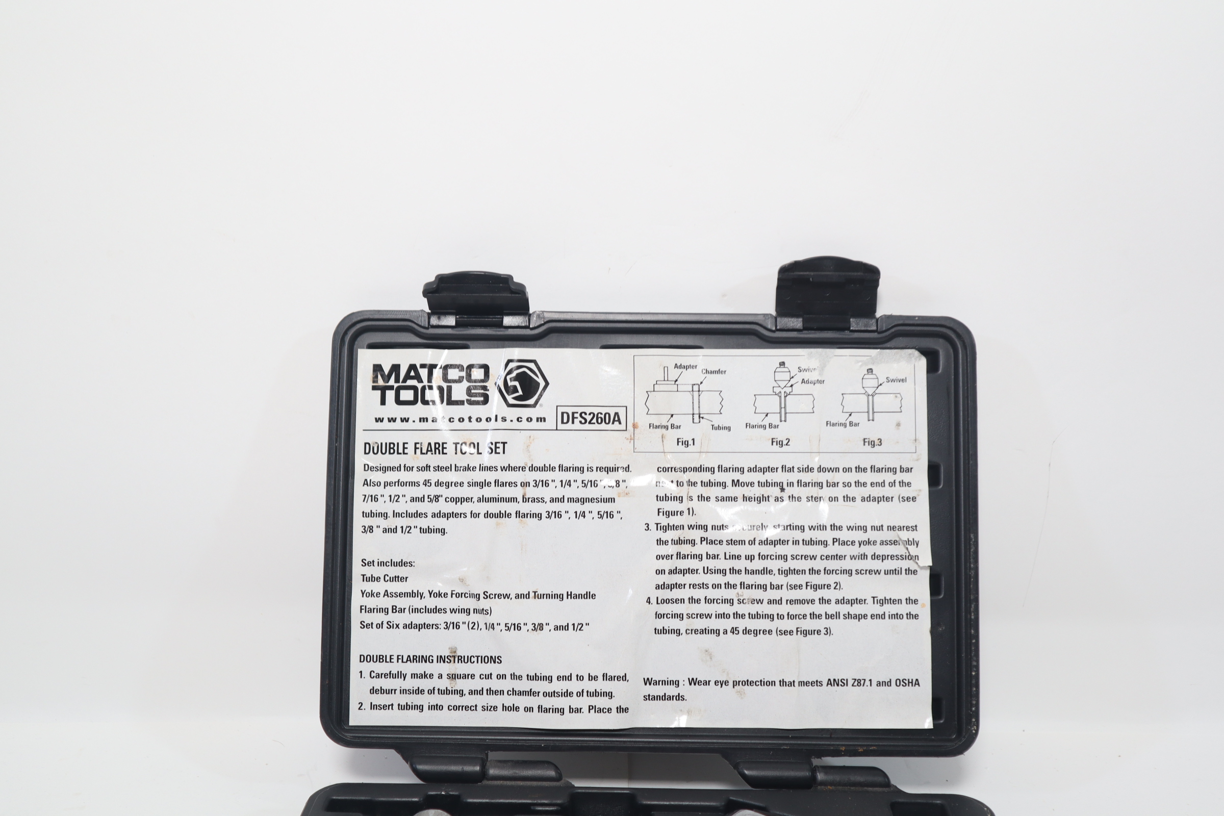 MATCO Tools DFS260A Double Flare Tool Set