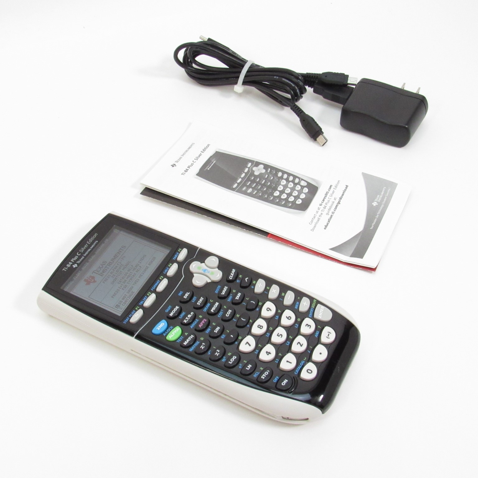 Texas Instruments TI-84 Plus C Silver Edition Graphing Calculator