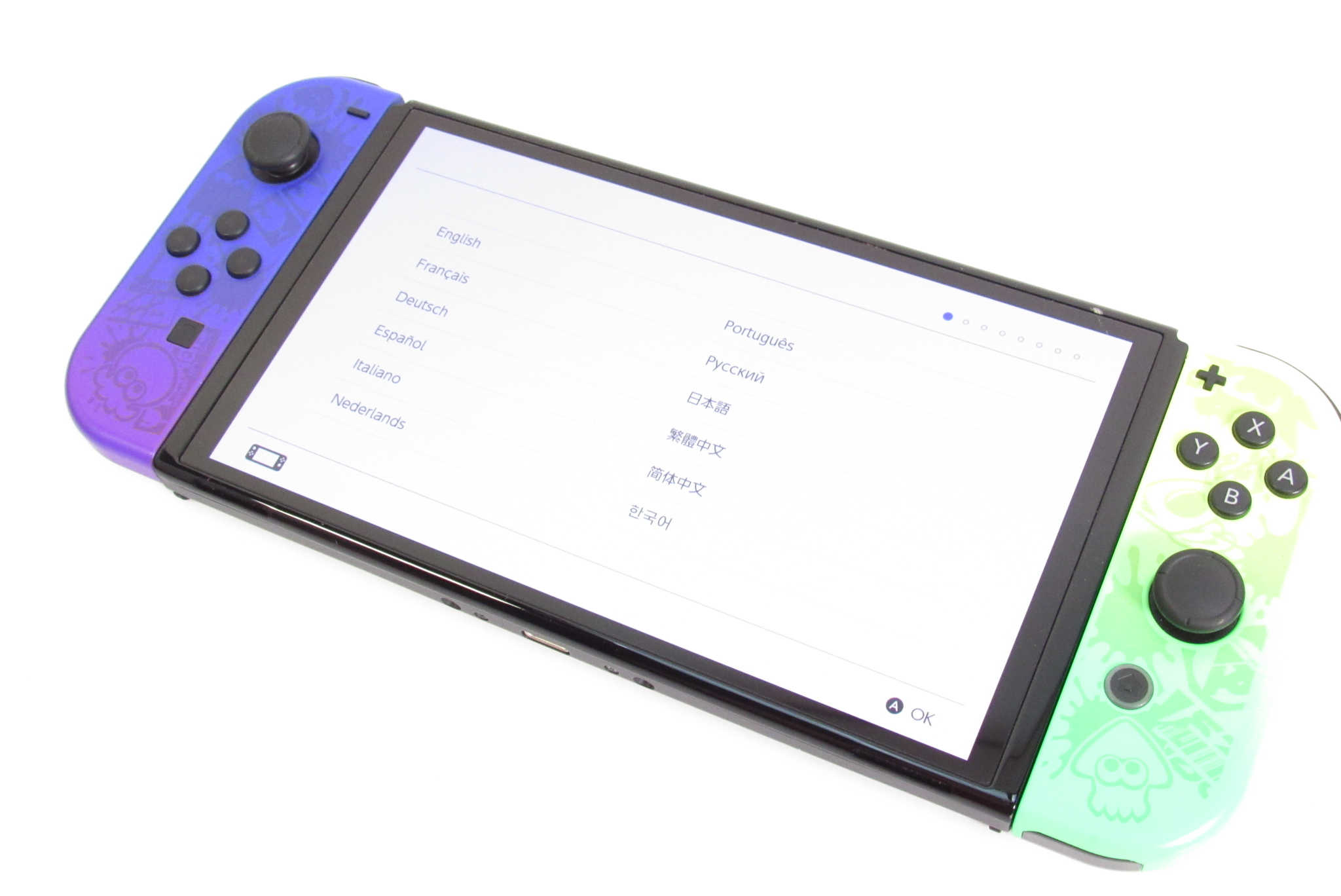 Nintendo Switch OLED HEG-001 64GB Console Splatoon 3 Edition - See