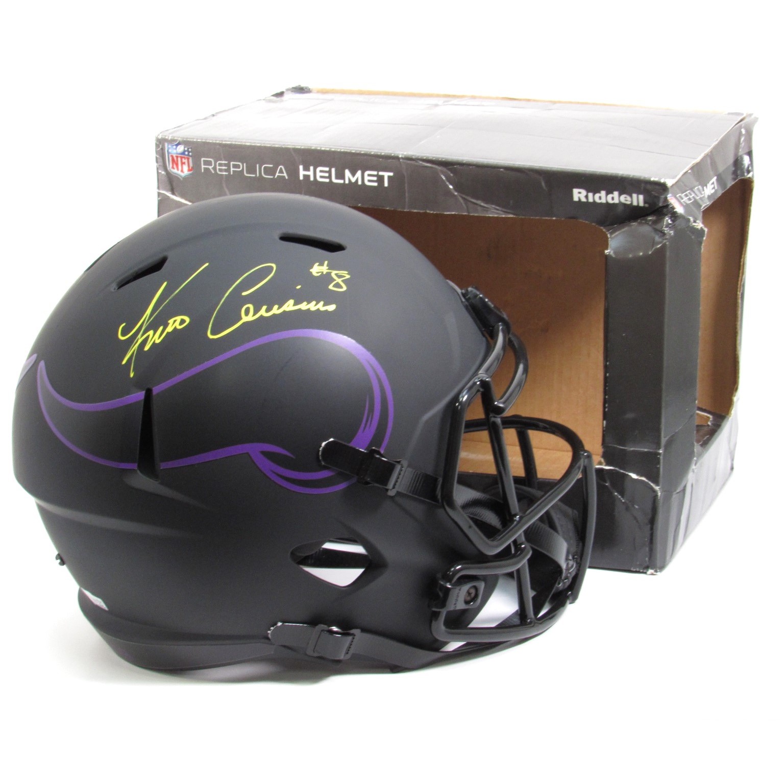 Kirk cousins clearance signed helmet