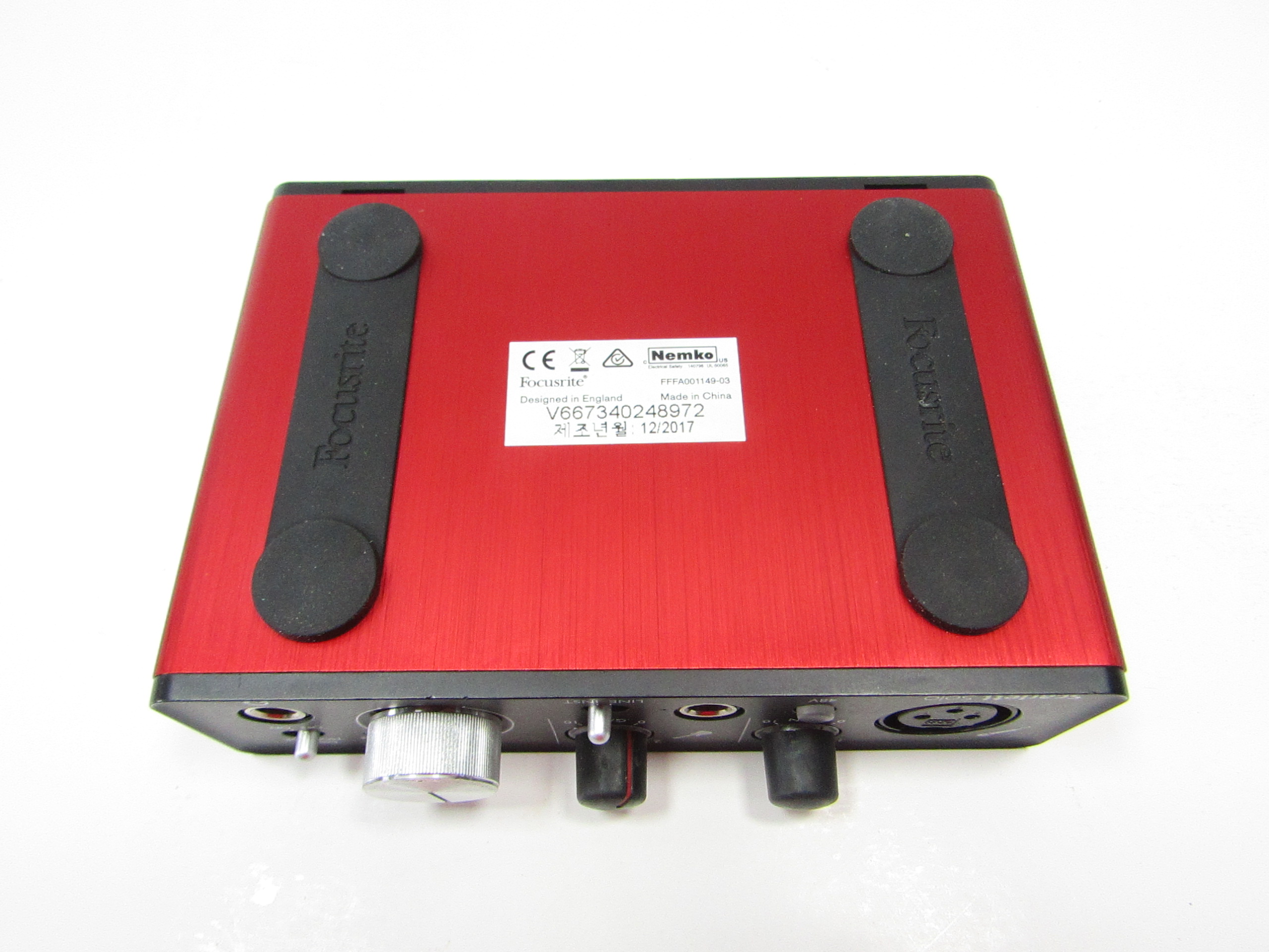 Focusrite Scarlett Solo 2nd Gen 2-in/2-out USB Audio Interface