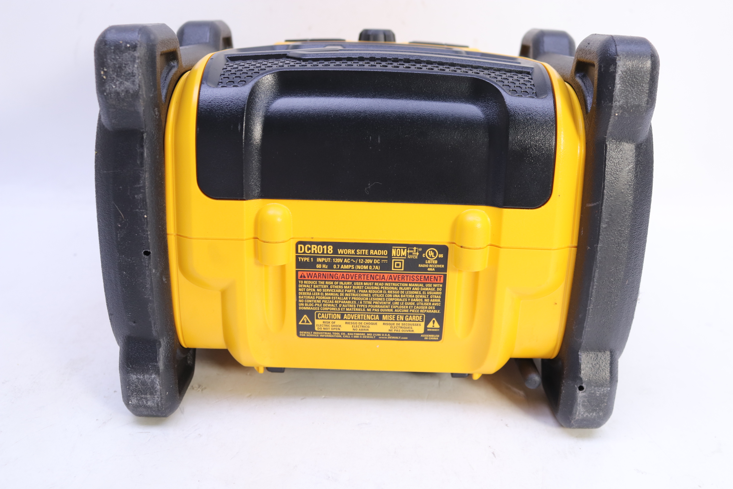 DeWalt DCR018 20V MAX Lithium Ion Compact Corded/Cordless Worksite Radio