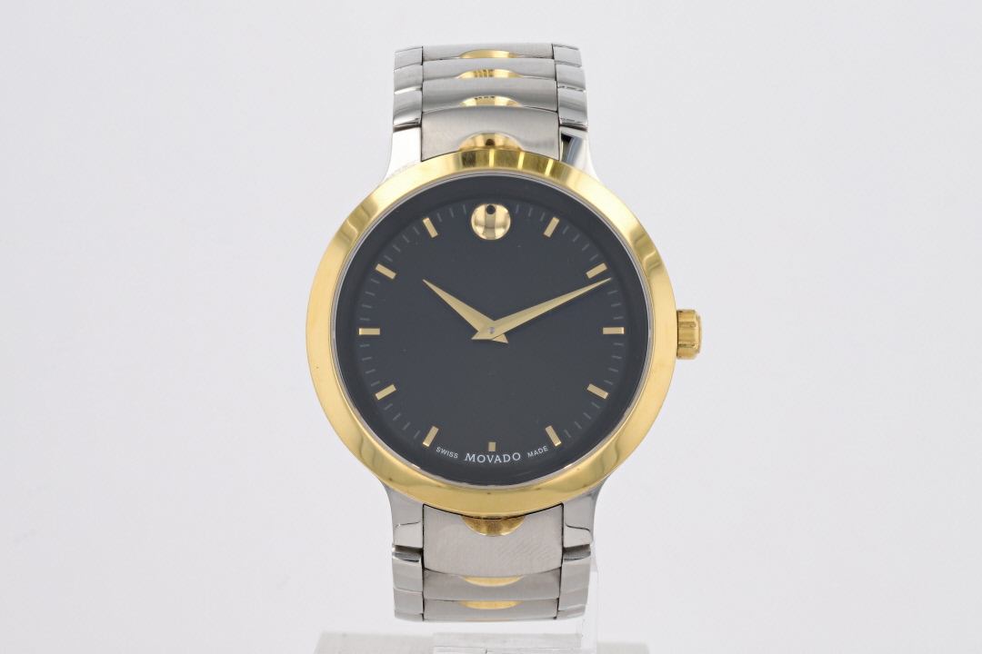 Movado luno clearance sport two tone