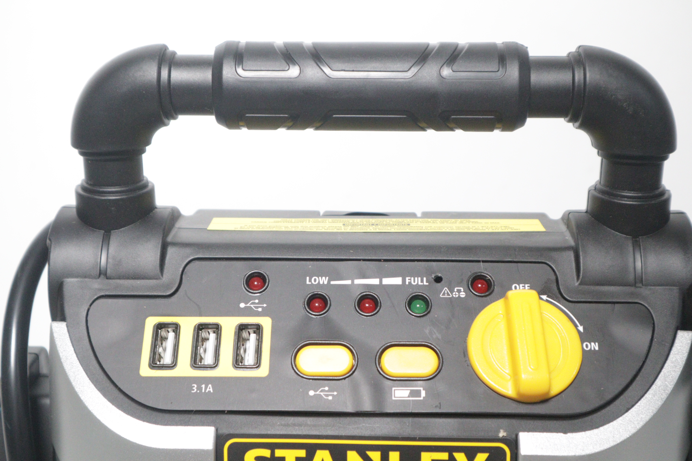 Stanley J309 Portable Power Station Jump Starter/600 Amp Battery ...