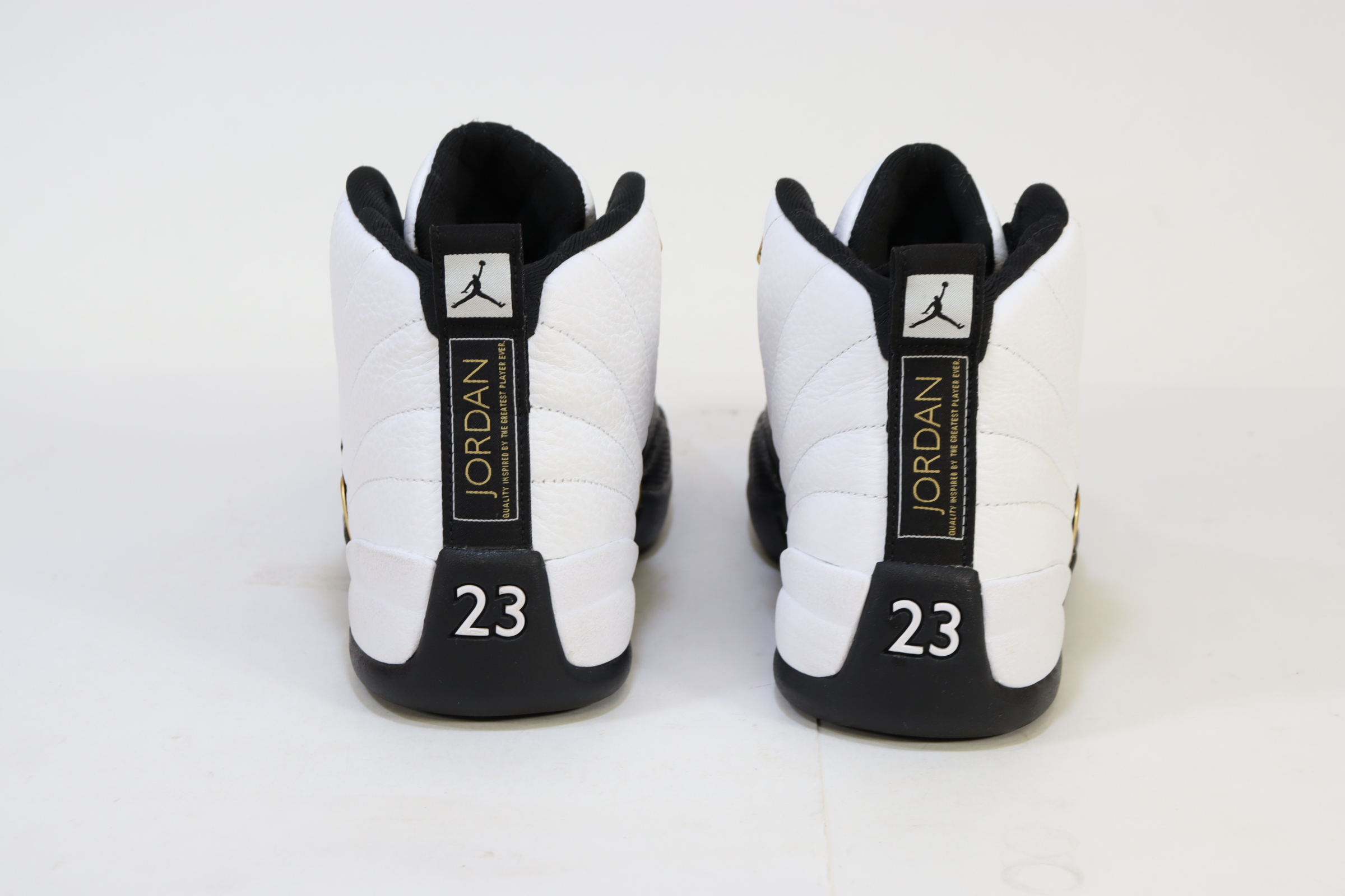 fake jordan 12 black and white