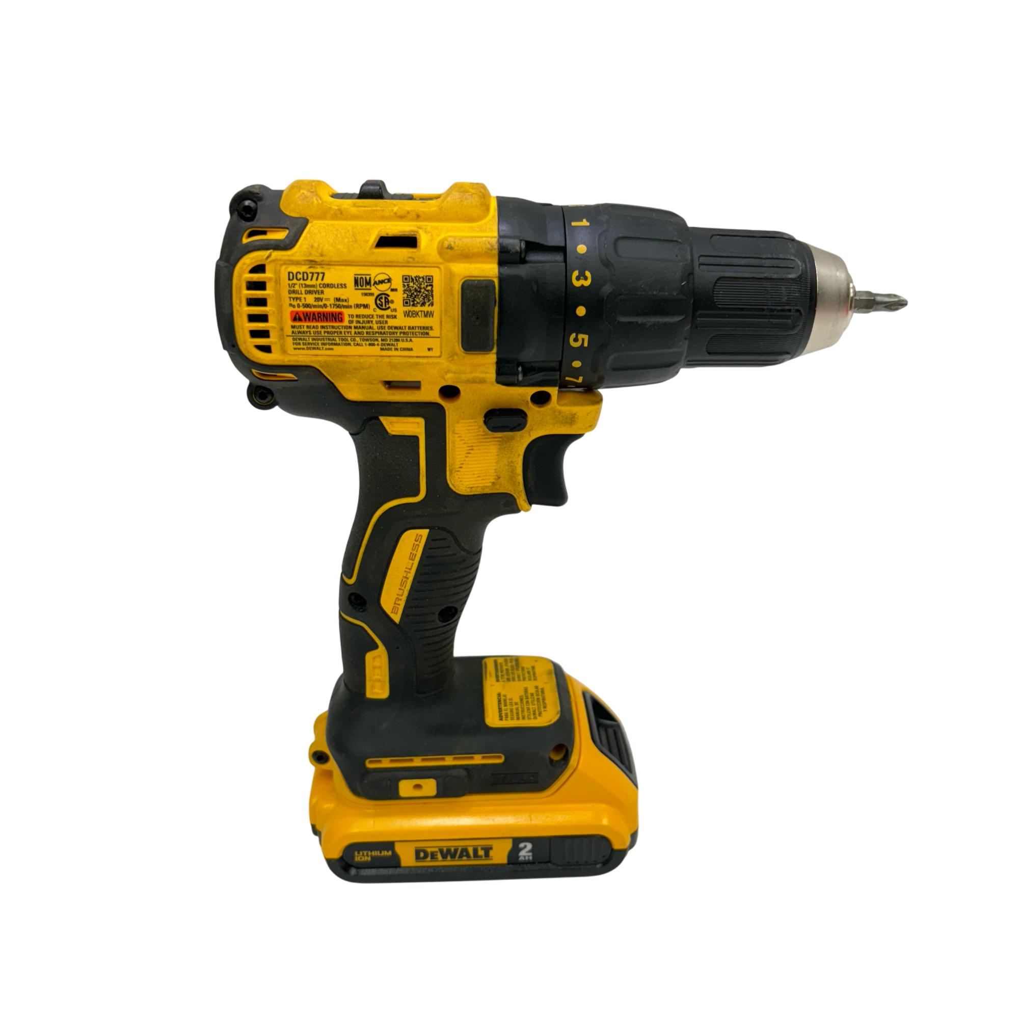 DeWalt DCD777 20V MAX Brushless Cordless Drill Driver