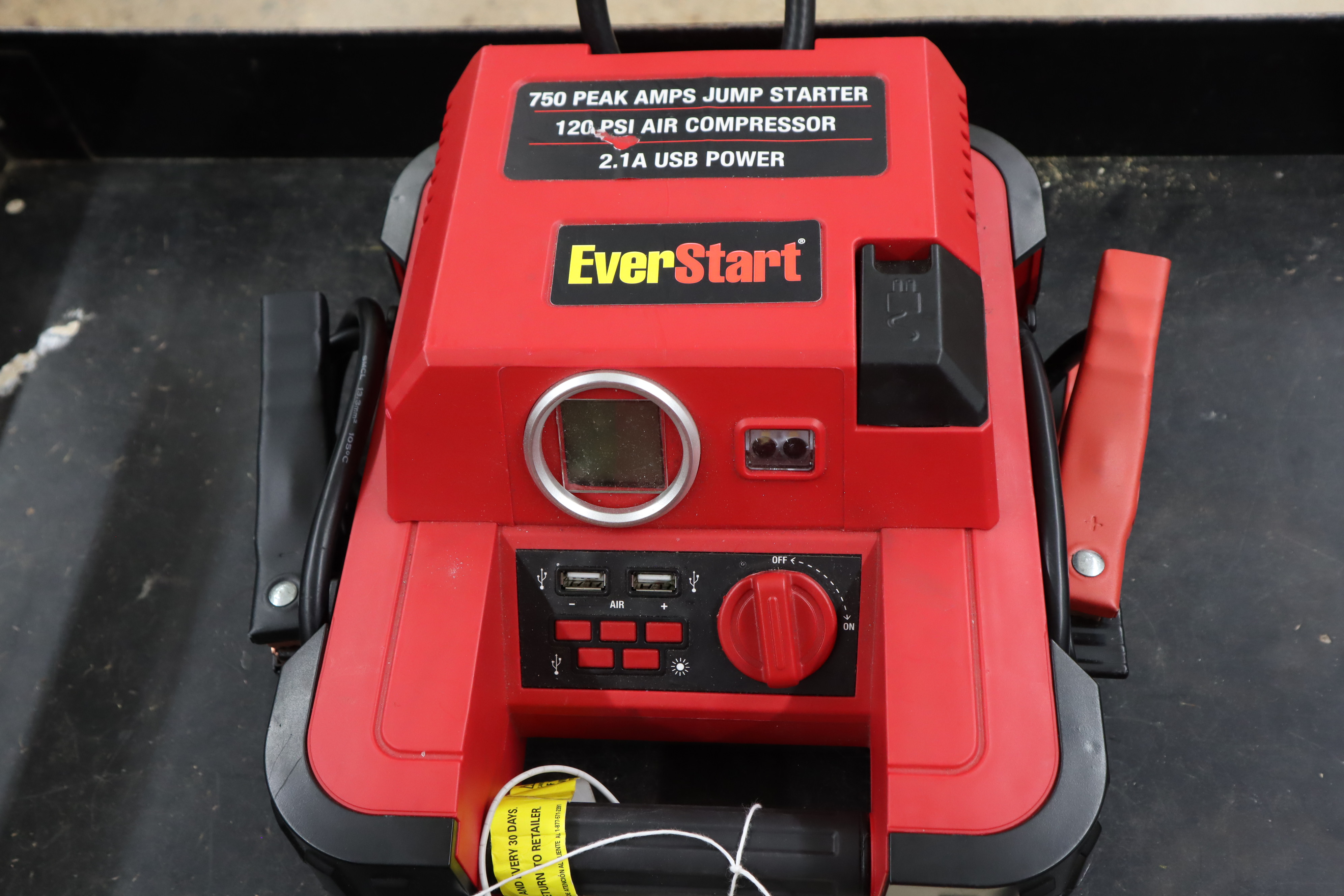 Everstart 750A Jump Starter Air Compressor Unit 120 PSI Local Pickup 8677