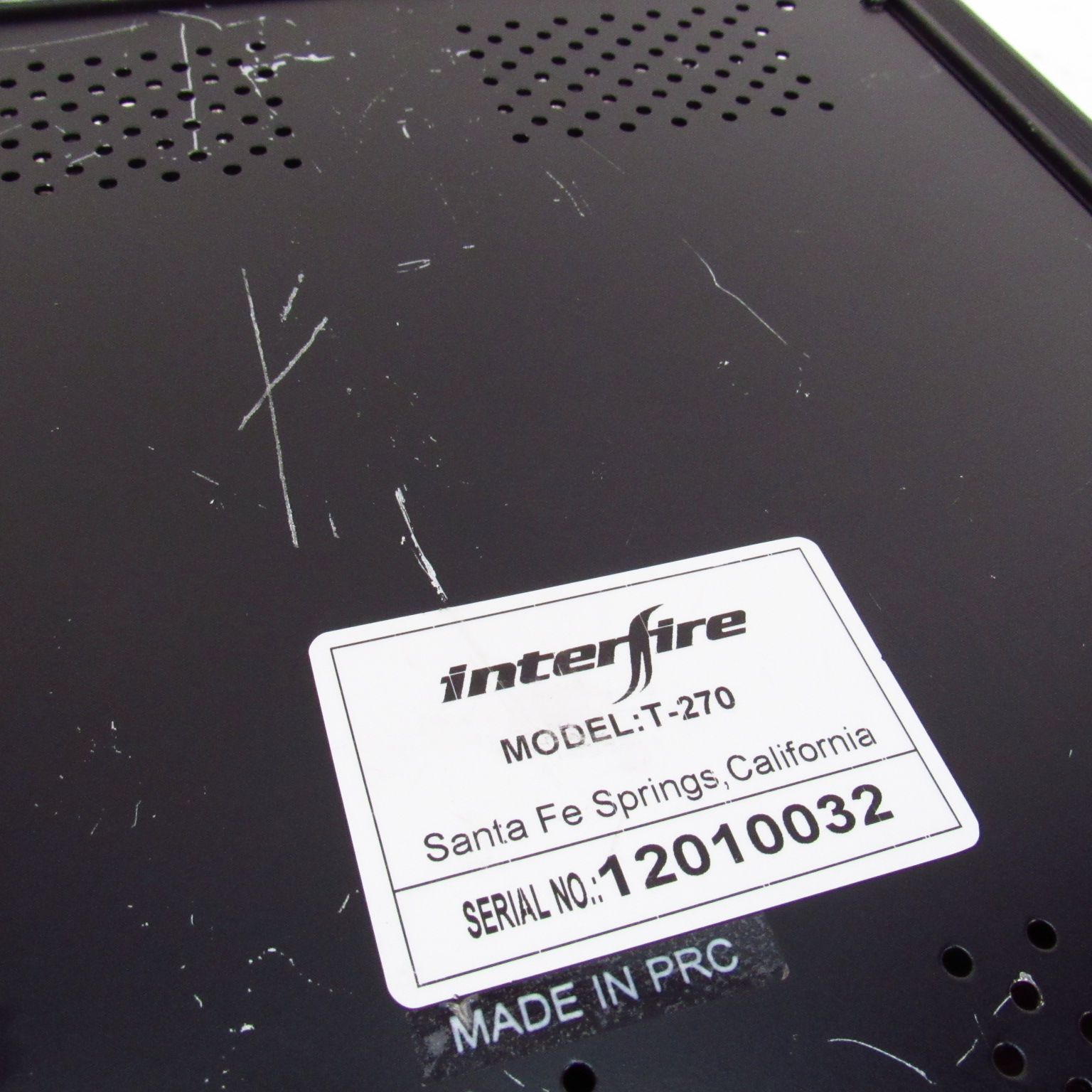 Interfire T270 2Channel MOSFET Bridgeable 900W Max Car Audio Amplifier