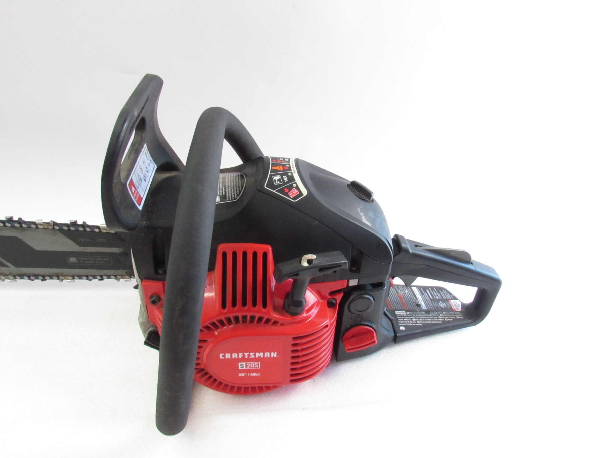 Craftsman S205 46cc 2cycle 20in Gas Chainsaw