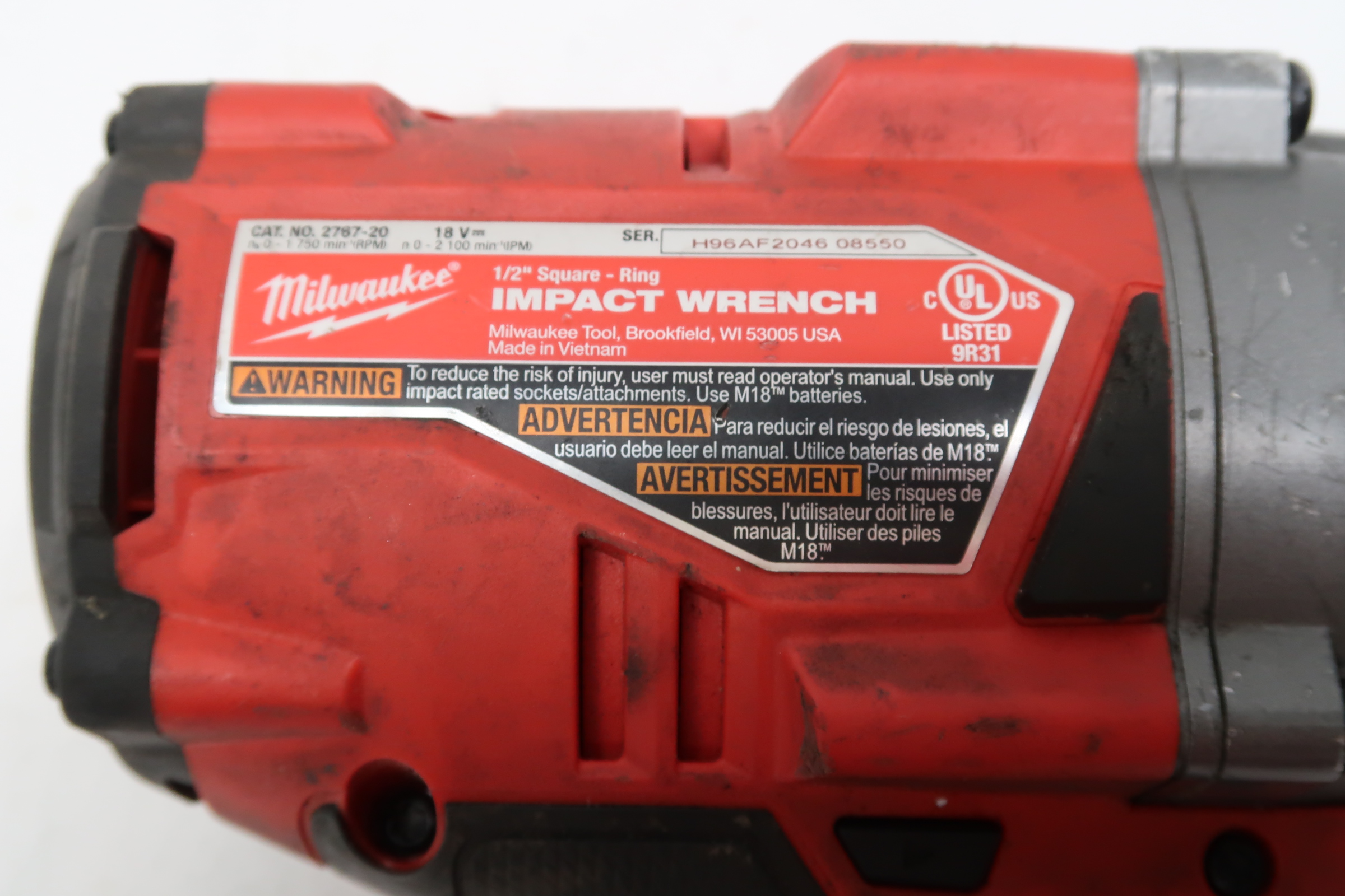 Milwaukee 276720 M18 FUEL 18V LiIon Brushless Cordless 1/2 in. Impact