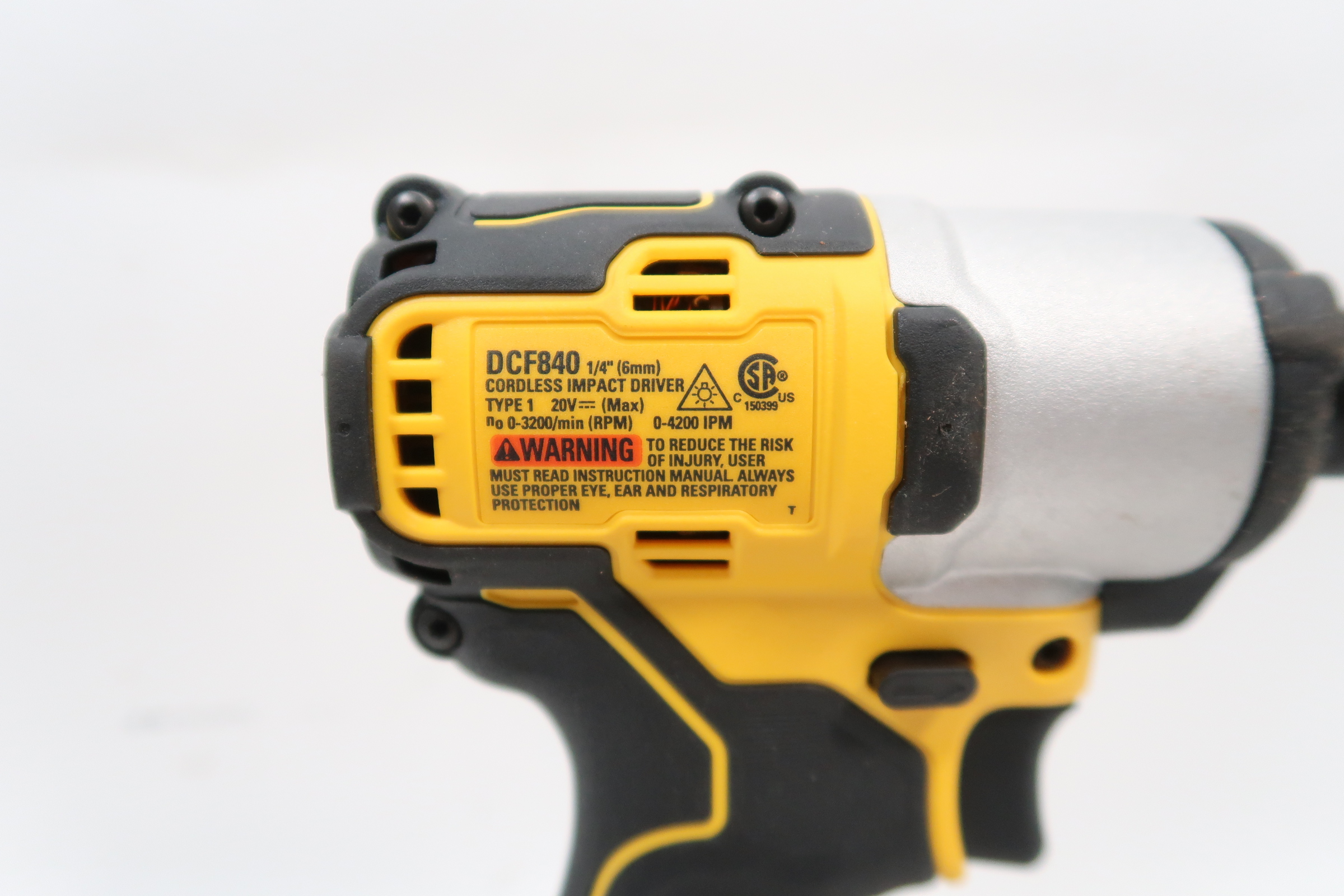 DeWalt DCF840 20V MAX Li-Ion 1/4 in. Brushless Cordless Impact Driver
