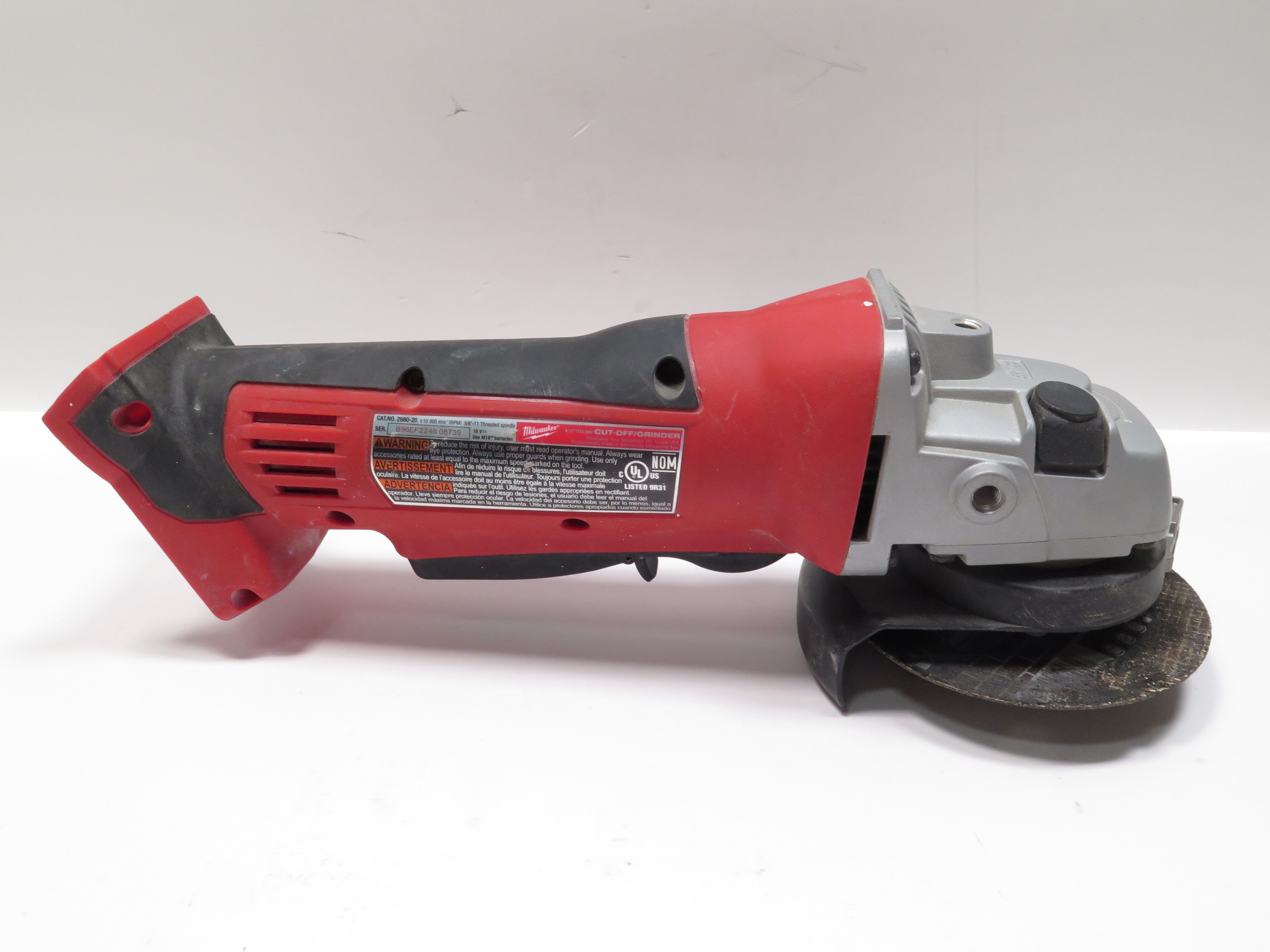 Lithium Ion Milwaukee Cordless Grinder Home Depot Milwaukee Angle