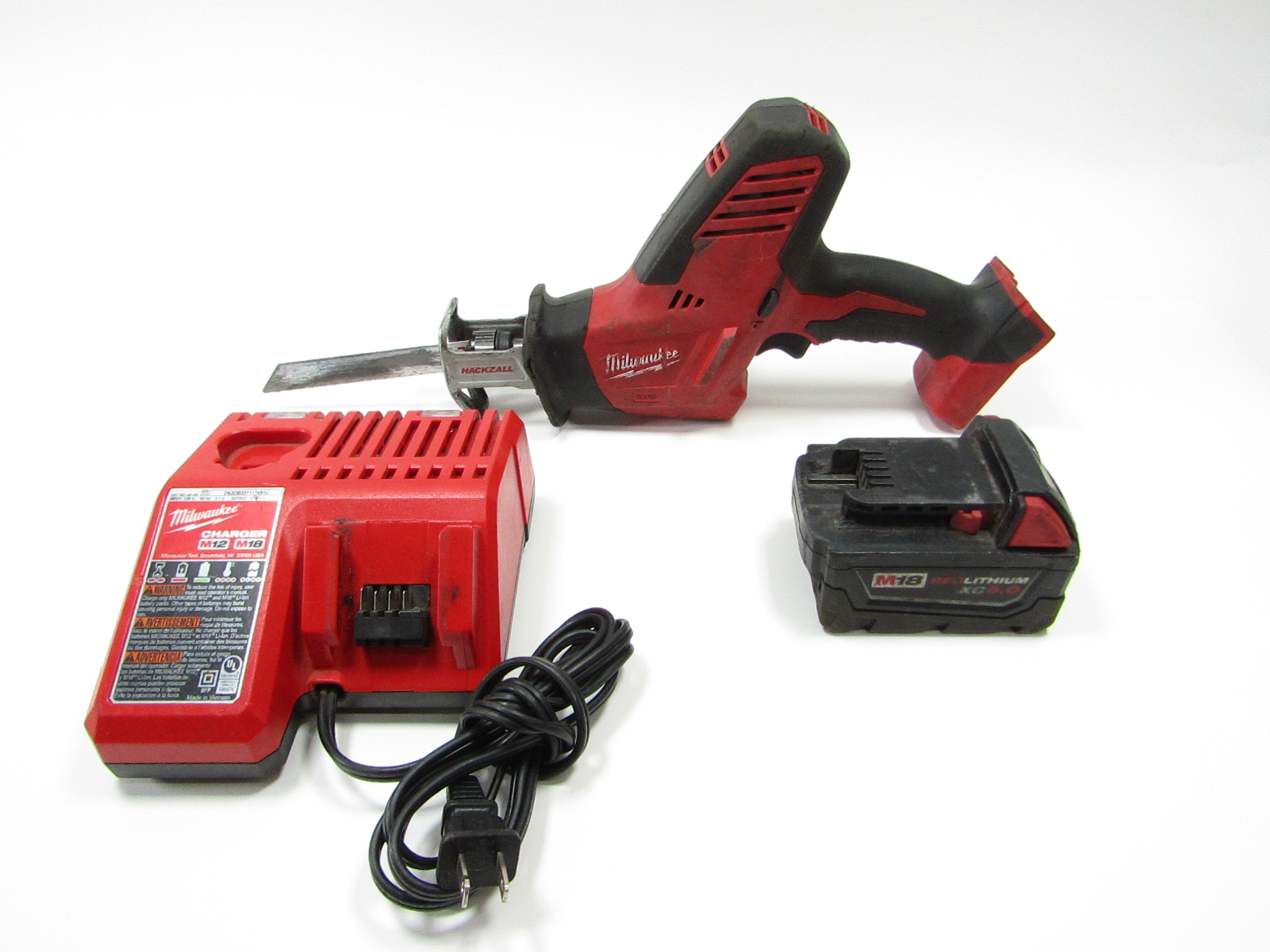 Milwaukee 2625-20 M18 Red Lithium Cordless Reciprocating Saw 4604