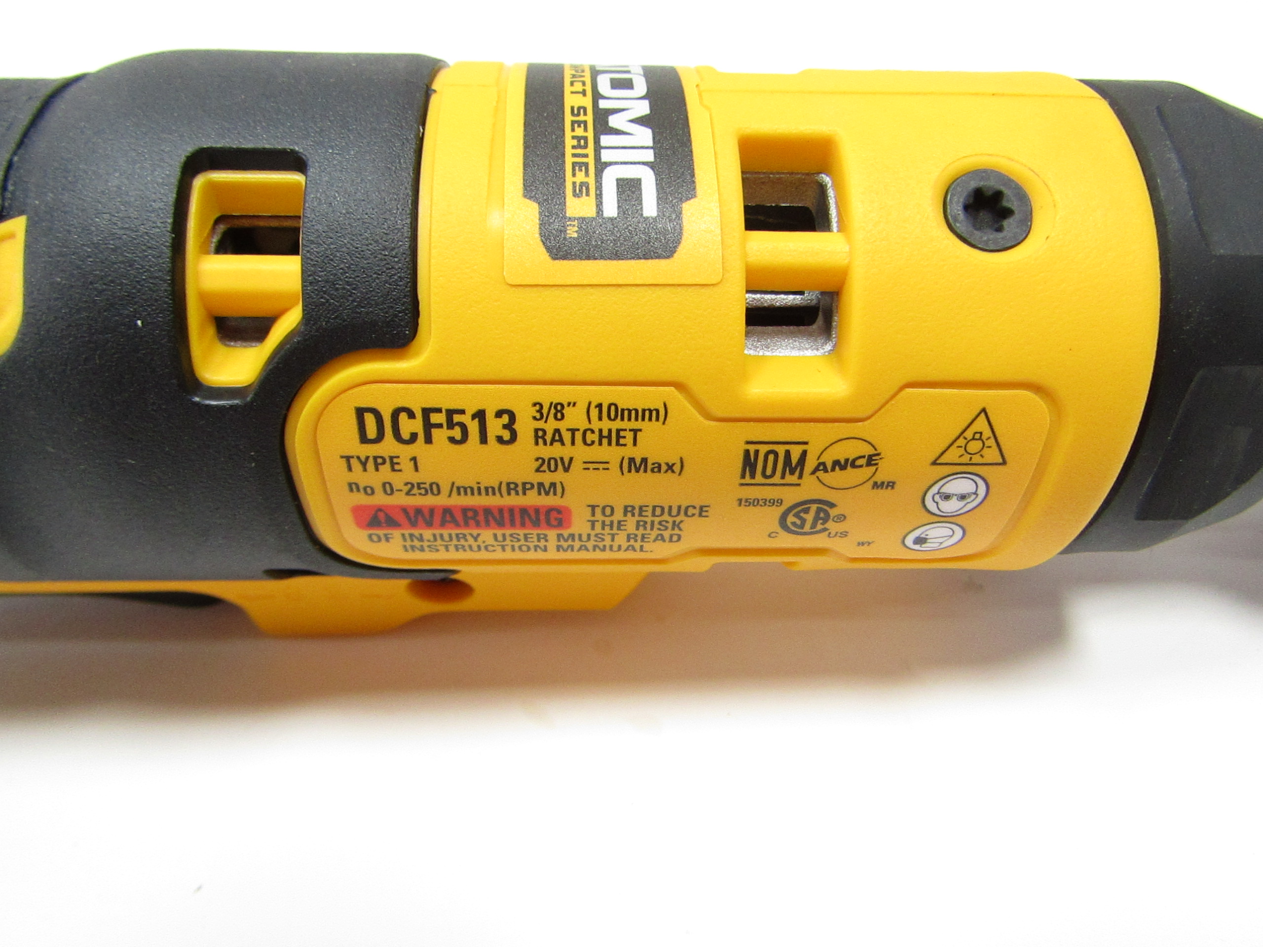 DeWALT DCF513 20V MAX Brushless 3/8" Cordless Ratchet