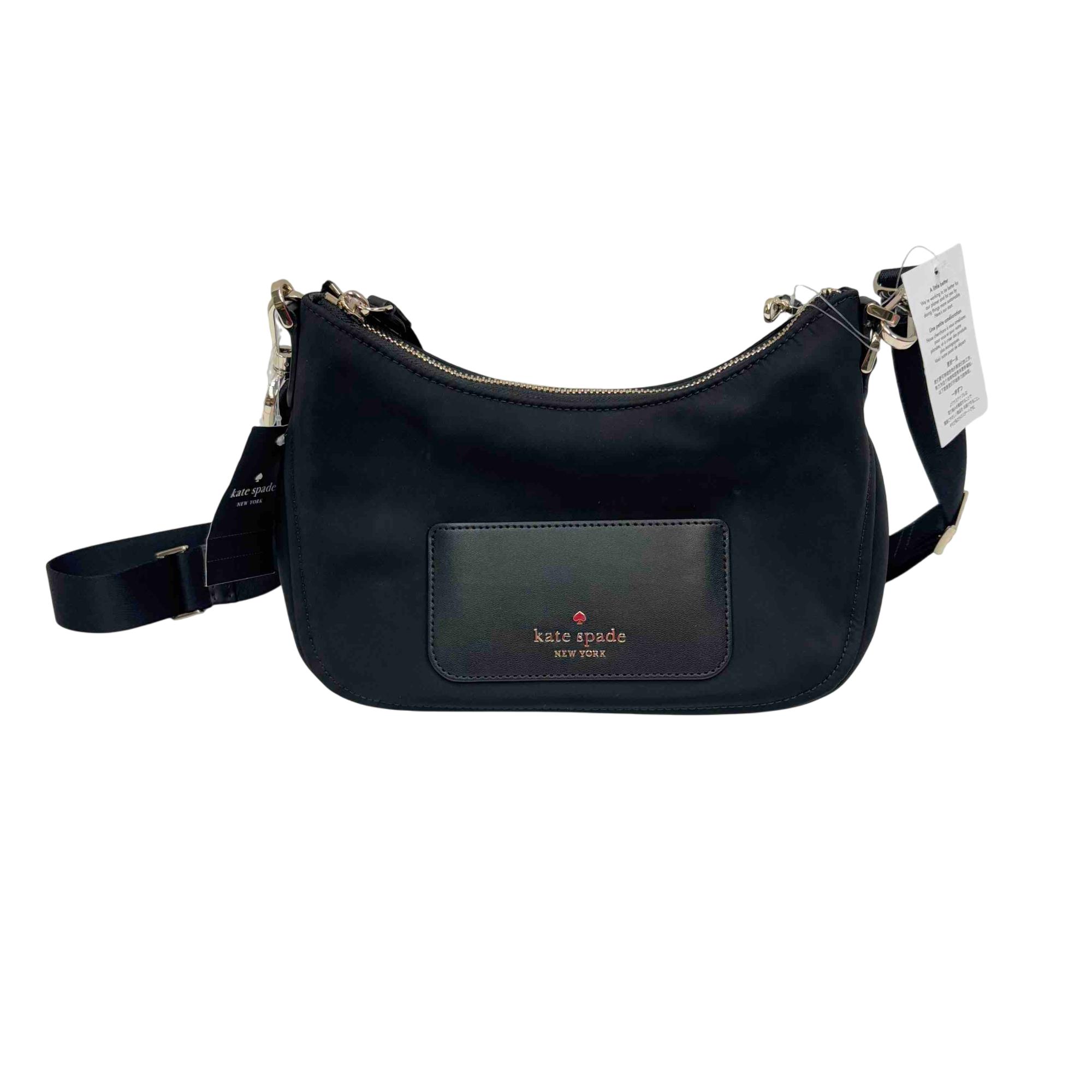 Kate spade black messenger bag on sale