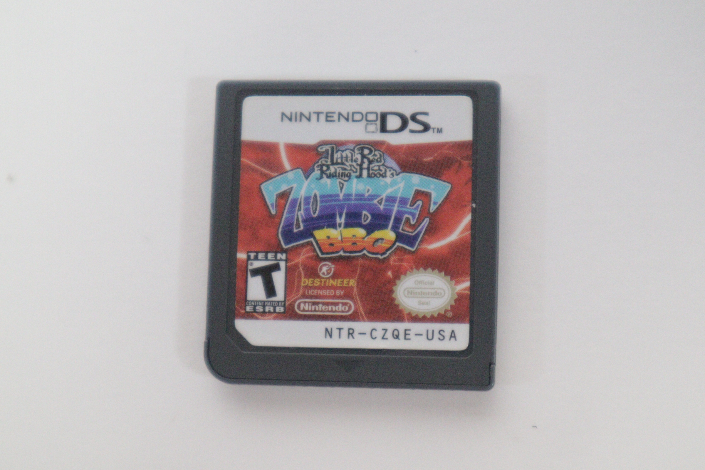 Nintendo DS Little Red Riding Hood Zombie BBQ NTR-CZQE-USA Video