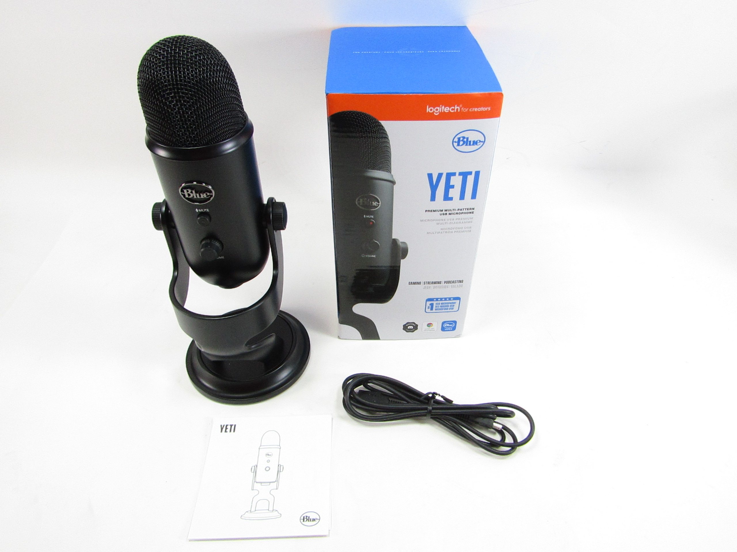 Logitech 988-000100 Blue Yeti Premium Multi-Platform USB Microphone