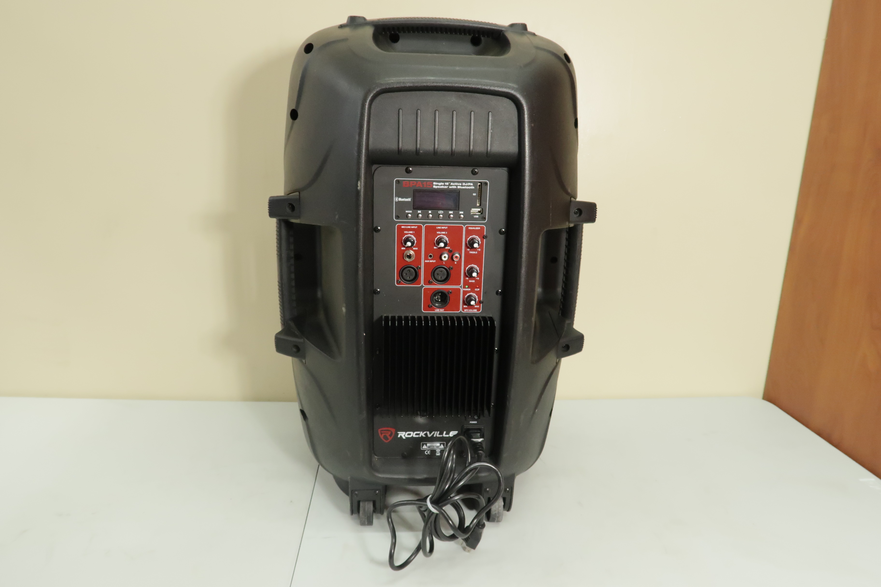 Rockville BPA15 15" Professional Powered Active 800w DJ PA Speaker w