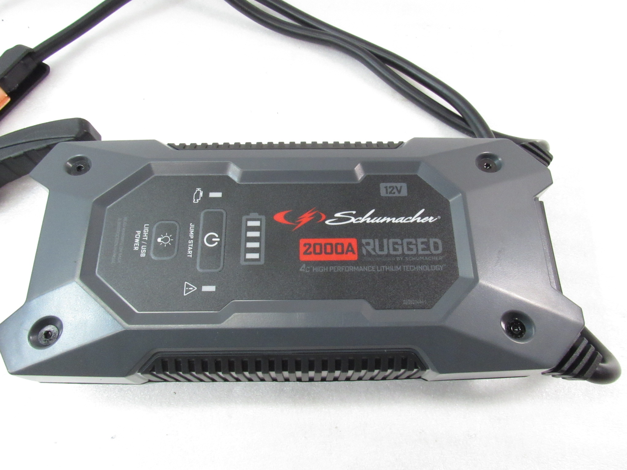 Schumacher SL1612 Rugged Lithium Automotive 12Volt 2000 Amp Jump Starter
