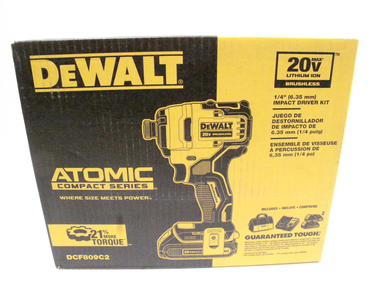 DeWalt DCF809C2 1/4