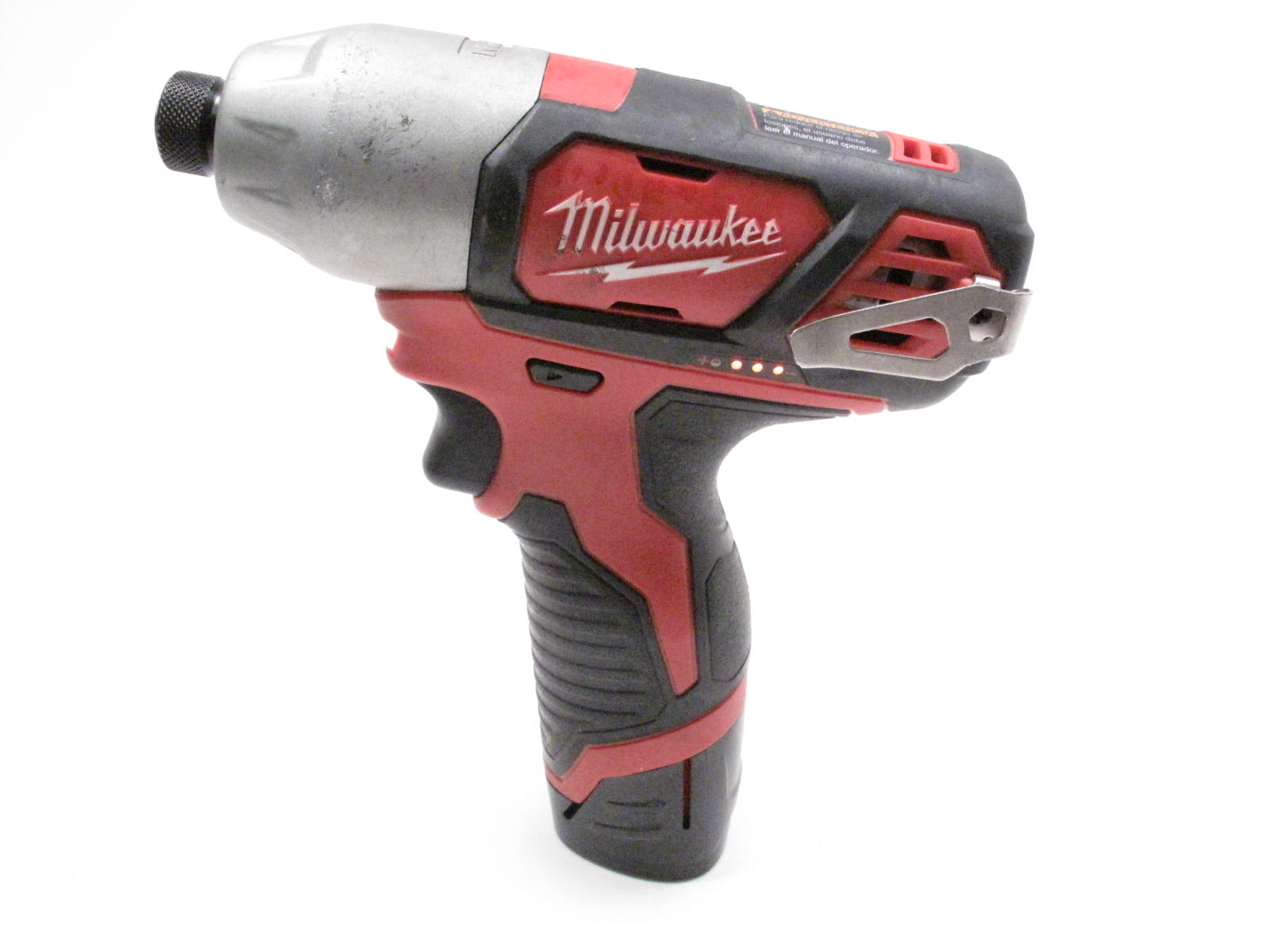 Milwaukee 2462-20 12V 1/4" Hex Cordless Impact Driver Tool and Battery