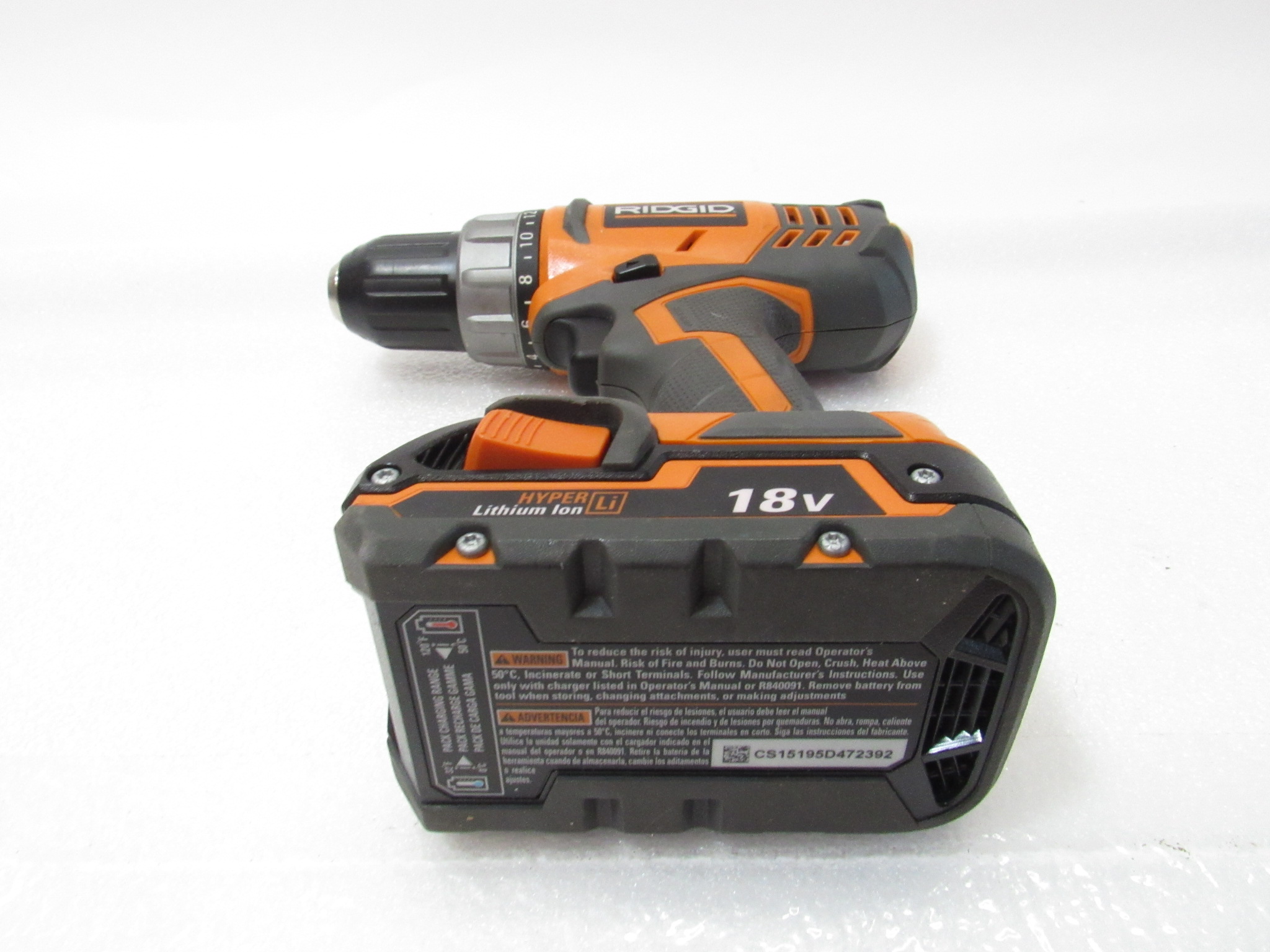 Ridgid R860052 18Volt LithiumIon 1/2Inch Cordless Compact Driver Drill