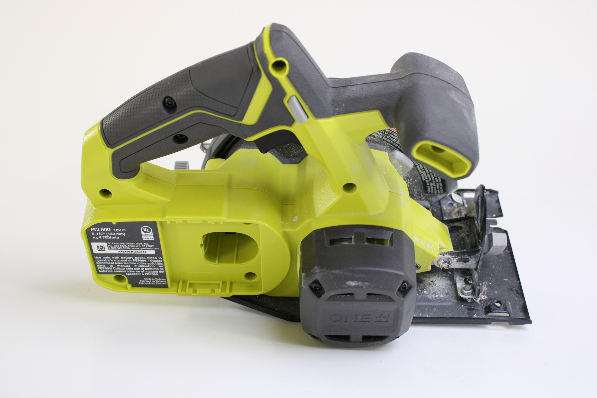 Ryobi PCL500 ONE+ 18-Volt Lithium-Ion Compact Cordless 5 1/2 in ...
