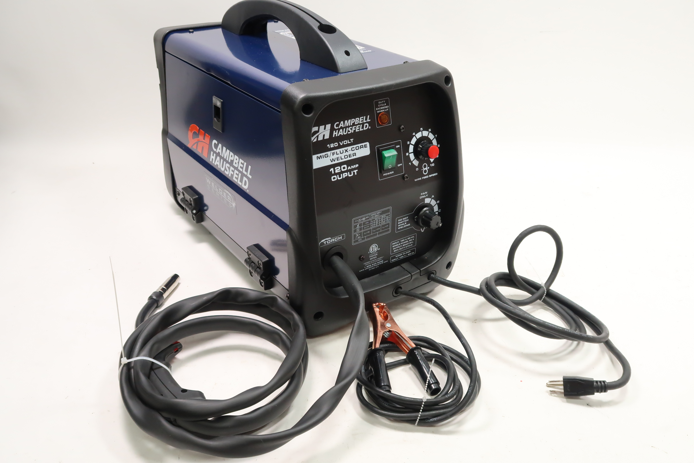 Campbell Hausfeld DW313000 120Volt 120Amp Mig Fluxcored Wire Feed Welder