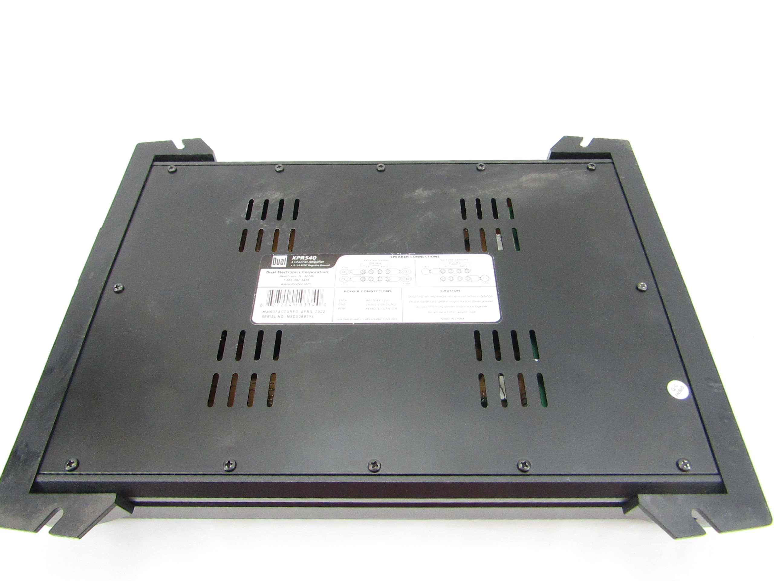 Dual XPR540 4/3/2 Channel 1200 Watt Mosfet Powered Amplifier