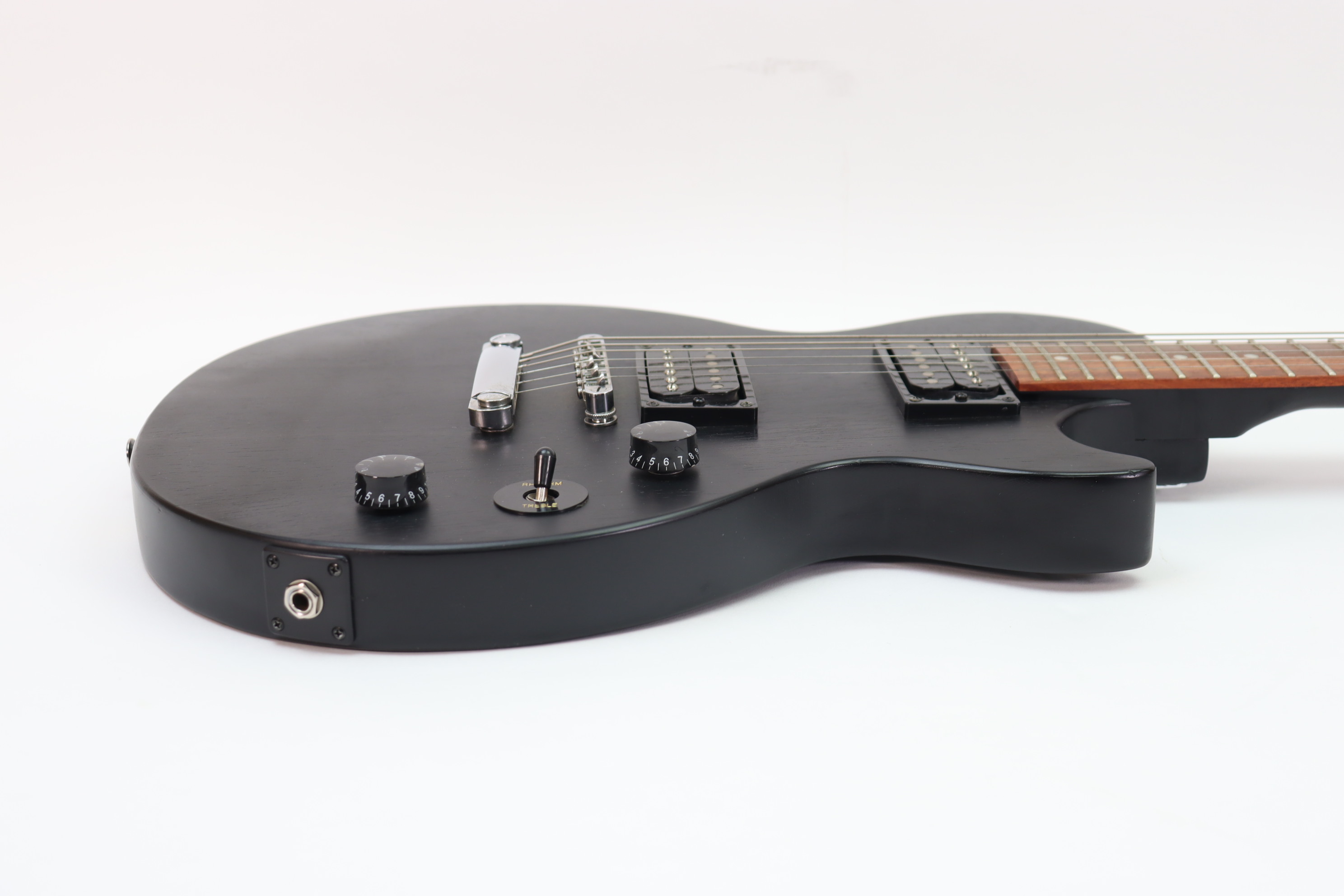 Epiphone Les Paul Special Satin E1 Electric Guitar Ebony - Right