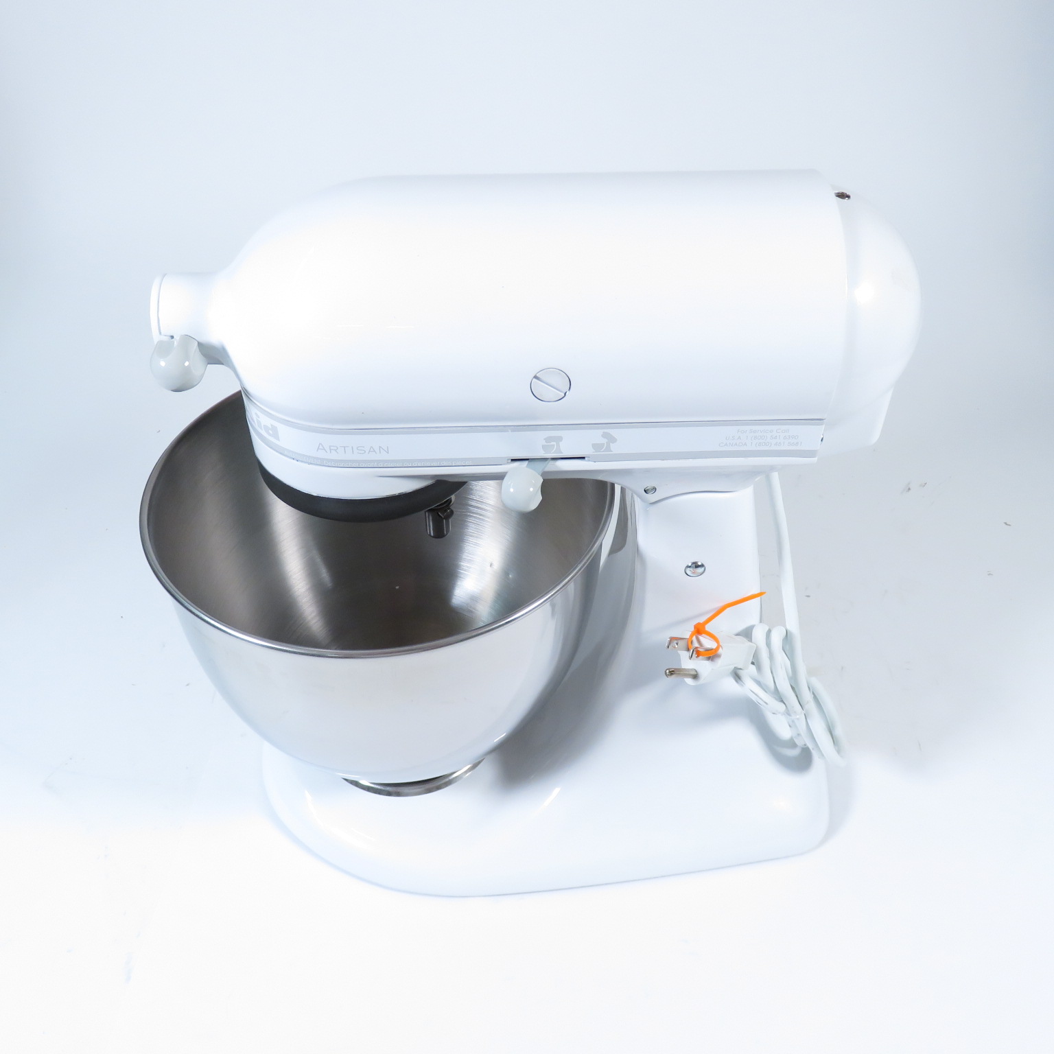 KitchenAid KSM150PSWW Artisan Series White Body TiltHead Stand Mixer