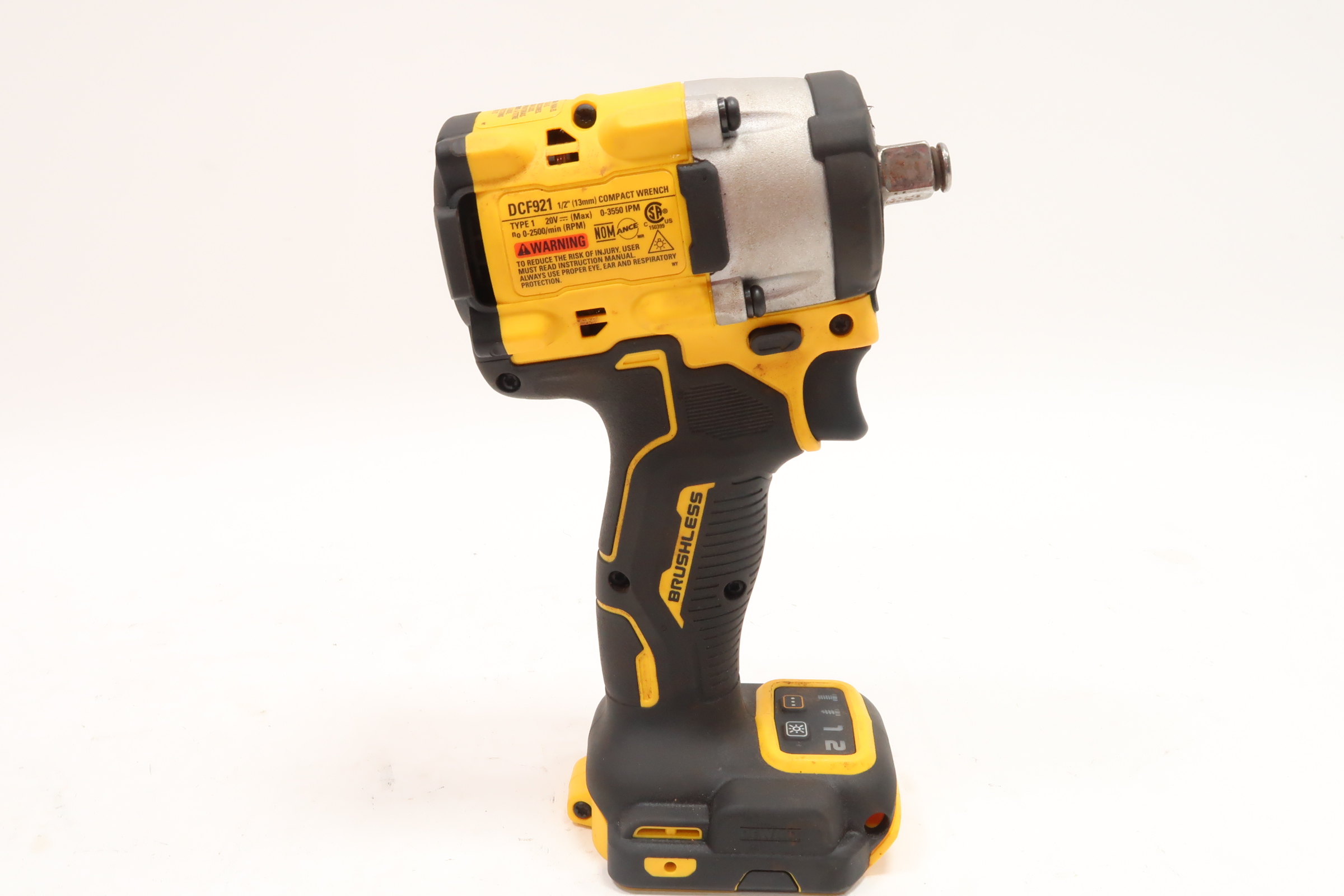 DeWalt DCF921 ATOMIC 20-Volt MAX Cordless Brushless 1/2 in. Impact Wrench