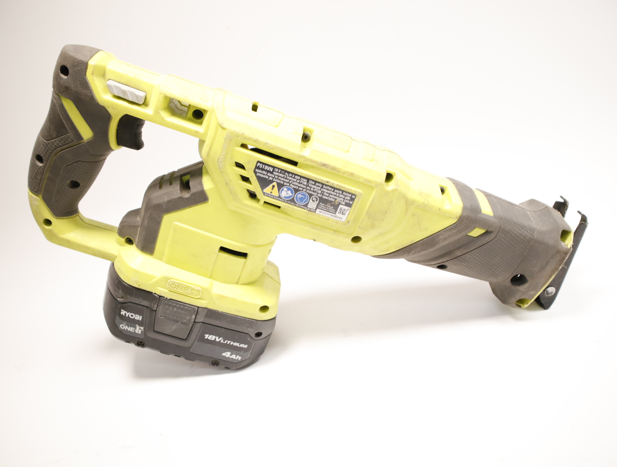 Ryobi P519VN 18V Cordless Reciprocating Saw Kit